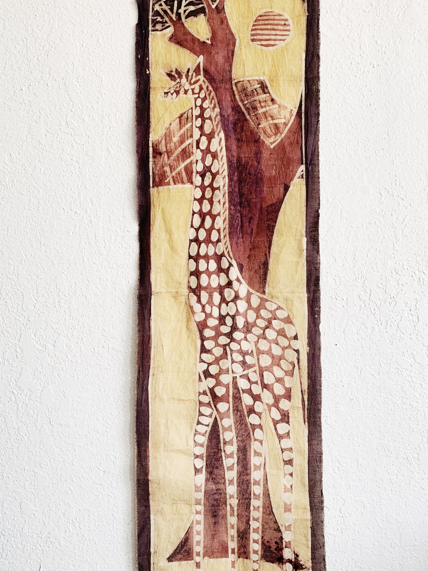 Vintage Batik Fabric Art