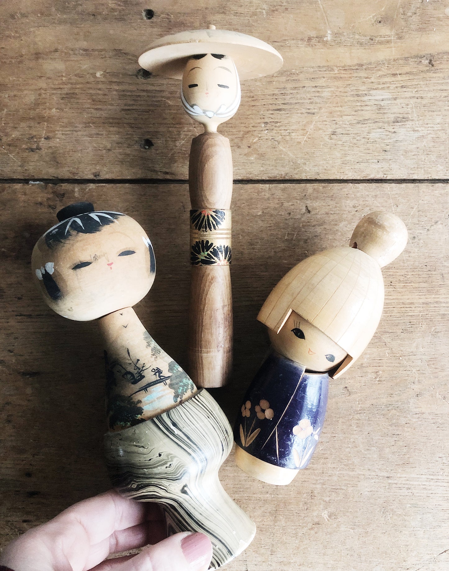 Vintage Kokeshi Doll