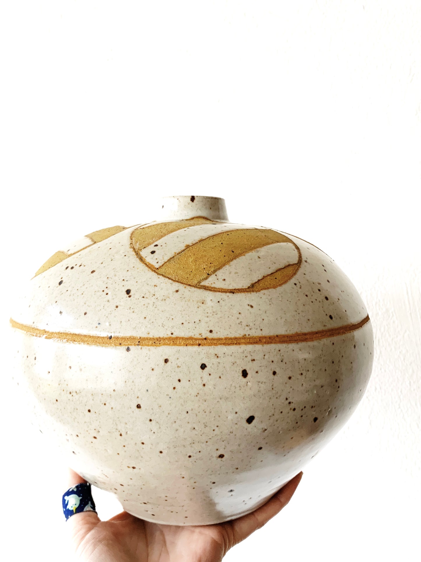 Large Mid Century Pottery Vase