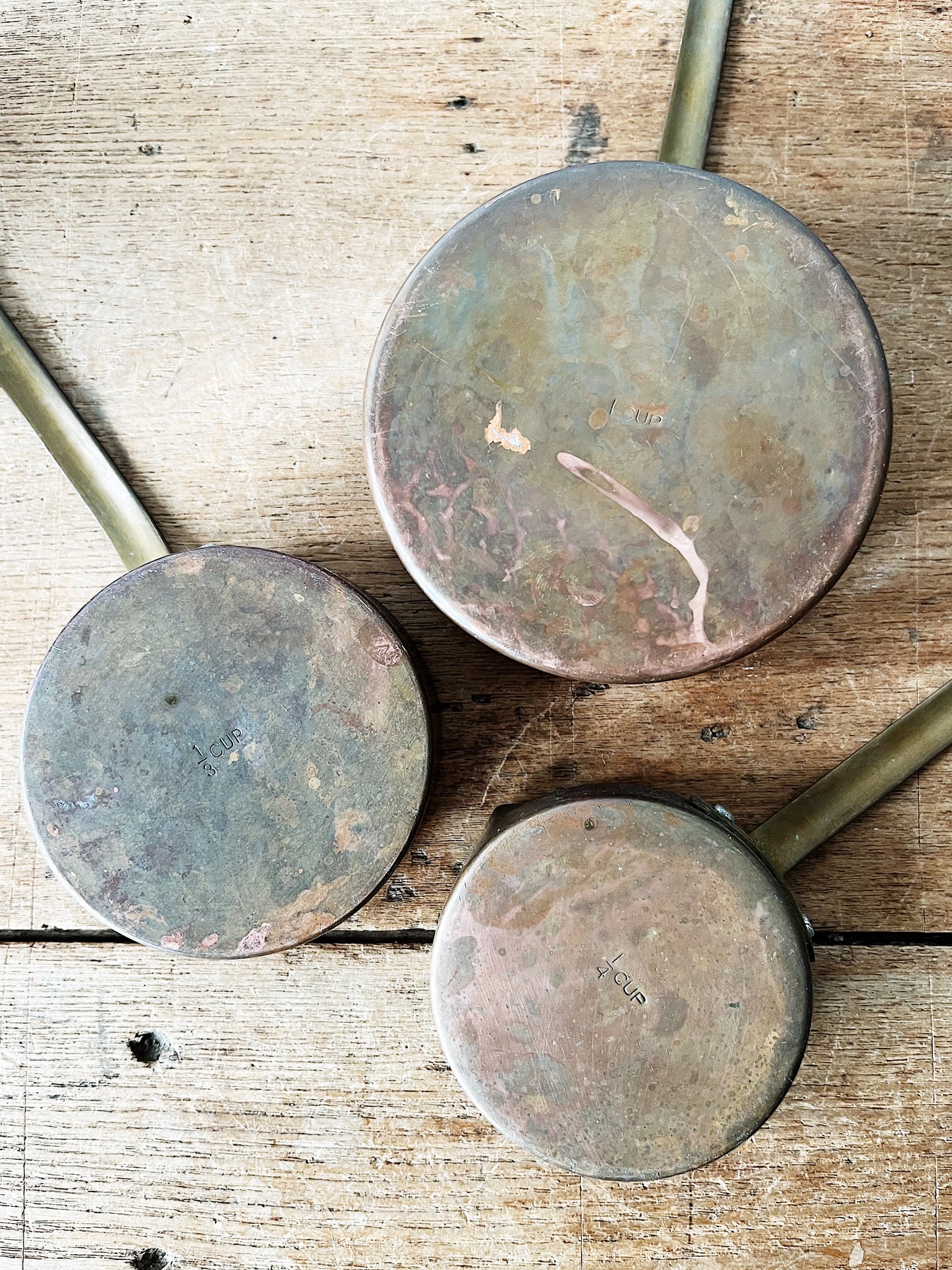 Vintage Copper Measures
