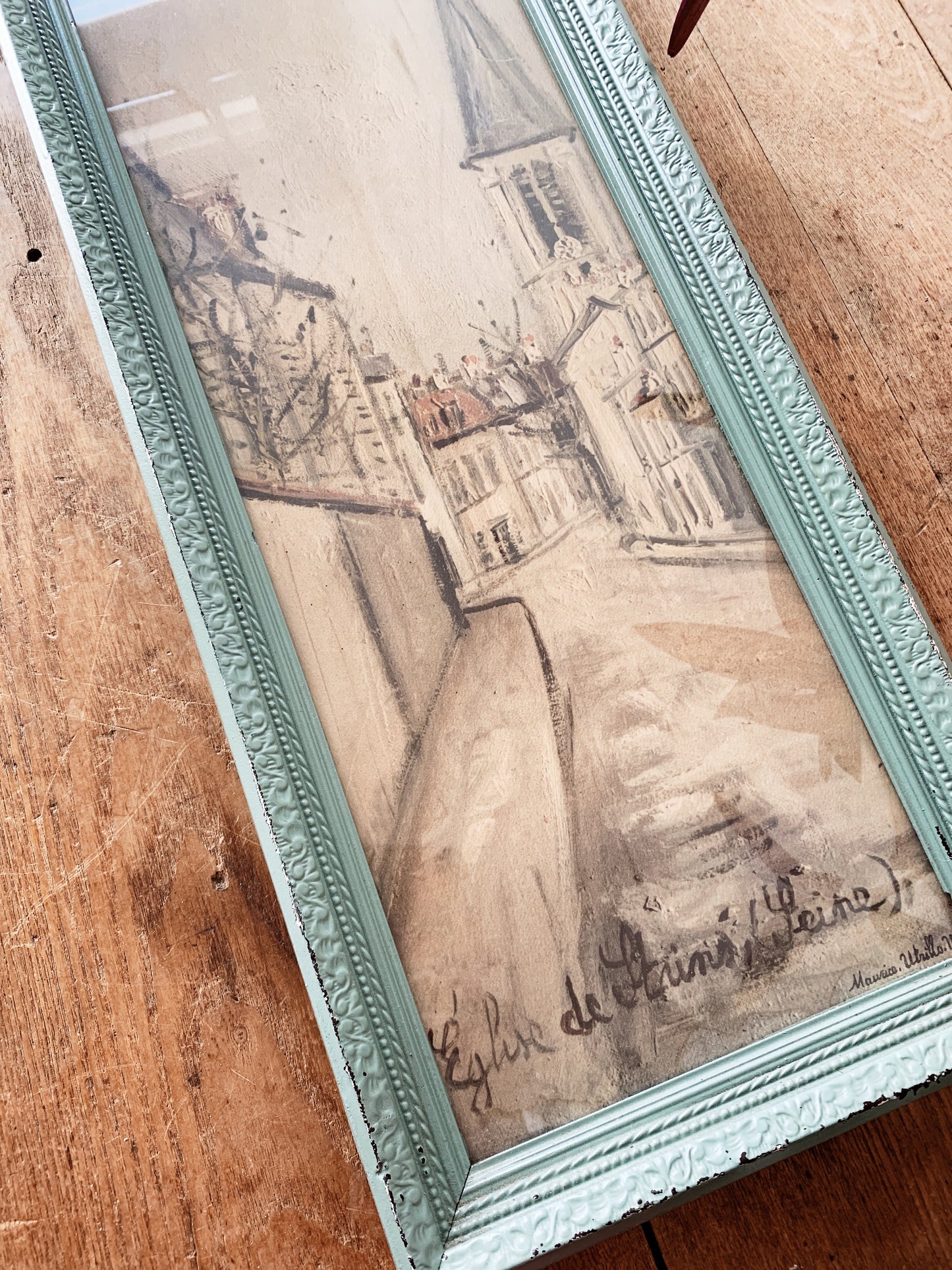 Mid Century Framed Maurice Utrillo Lithograph