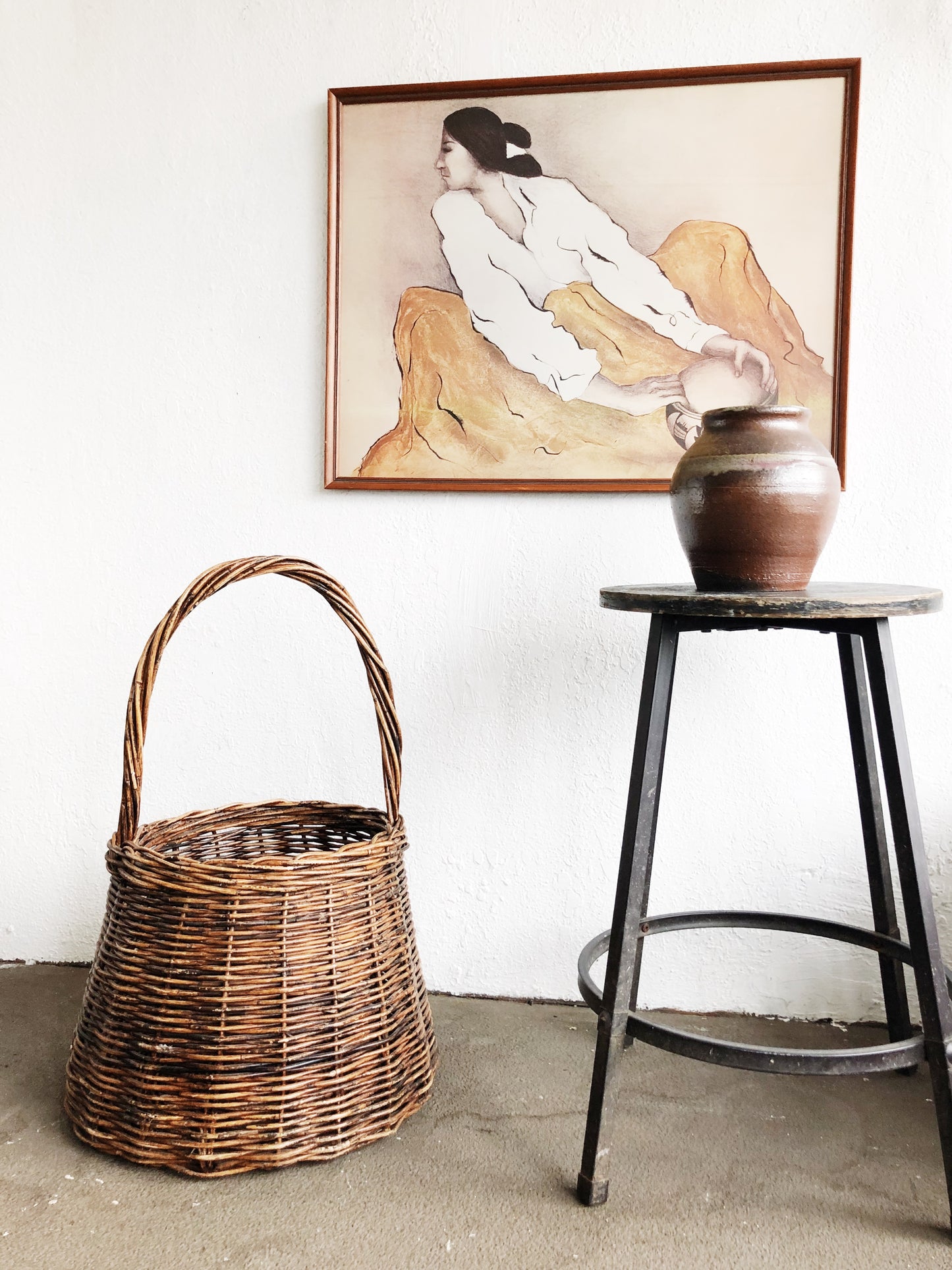 Vintage Industrial Stool
