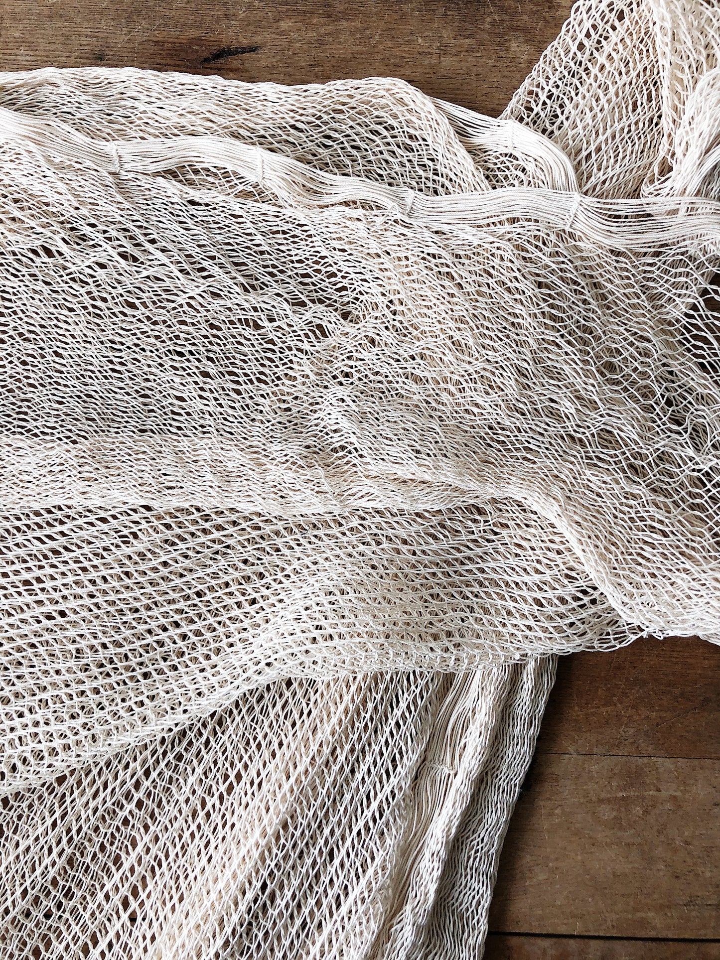 Vintage Cotton Net Hammock and Pillow