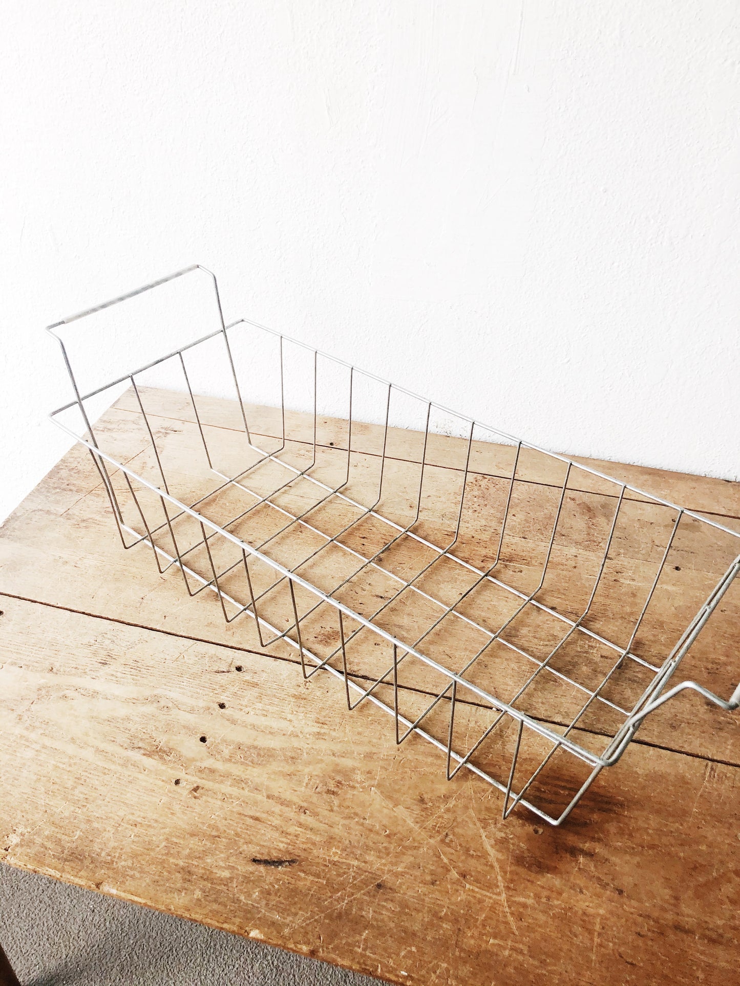 Vintage Oblong Basket