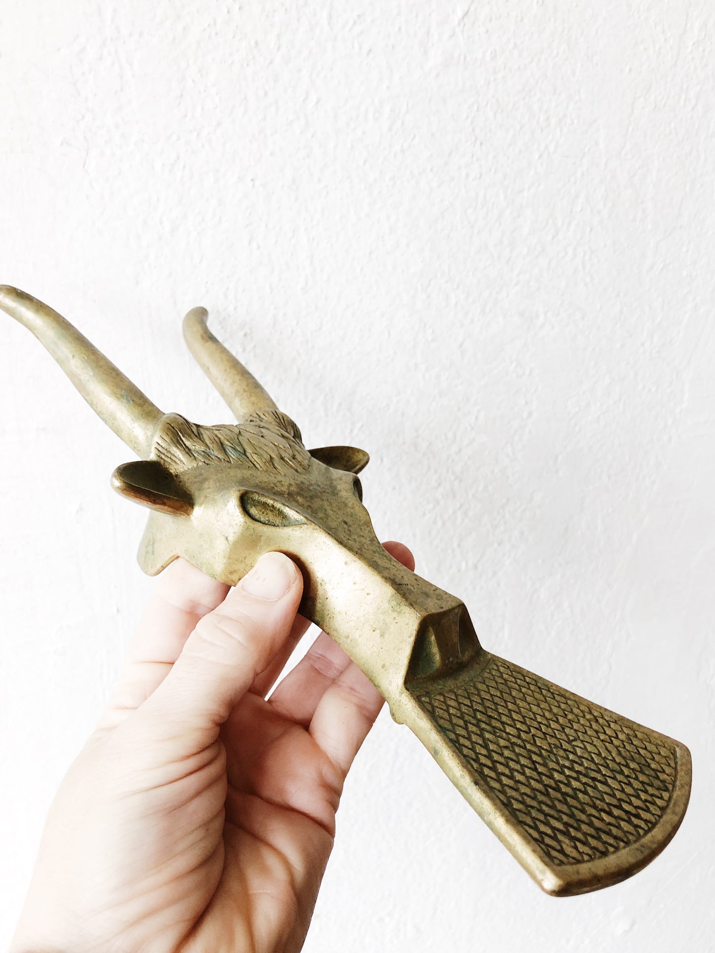 Vintage Brass Boot Jack