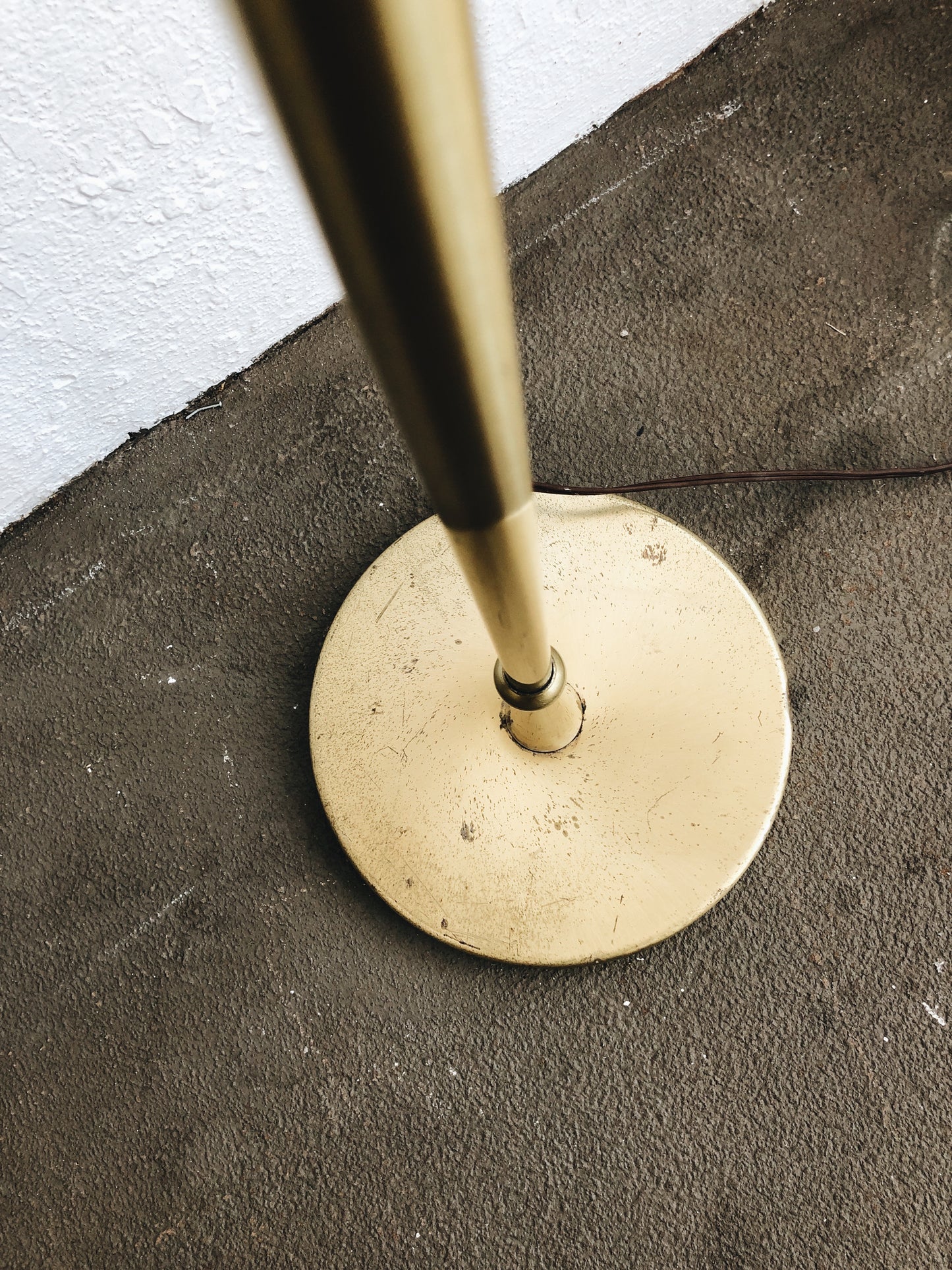 Vintage Rembrandt Brass Floor Lamp