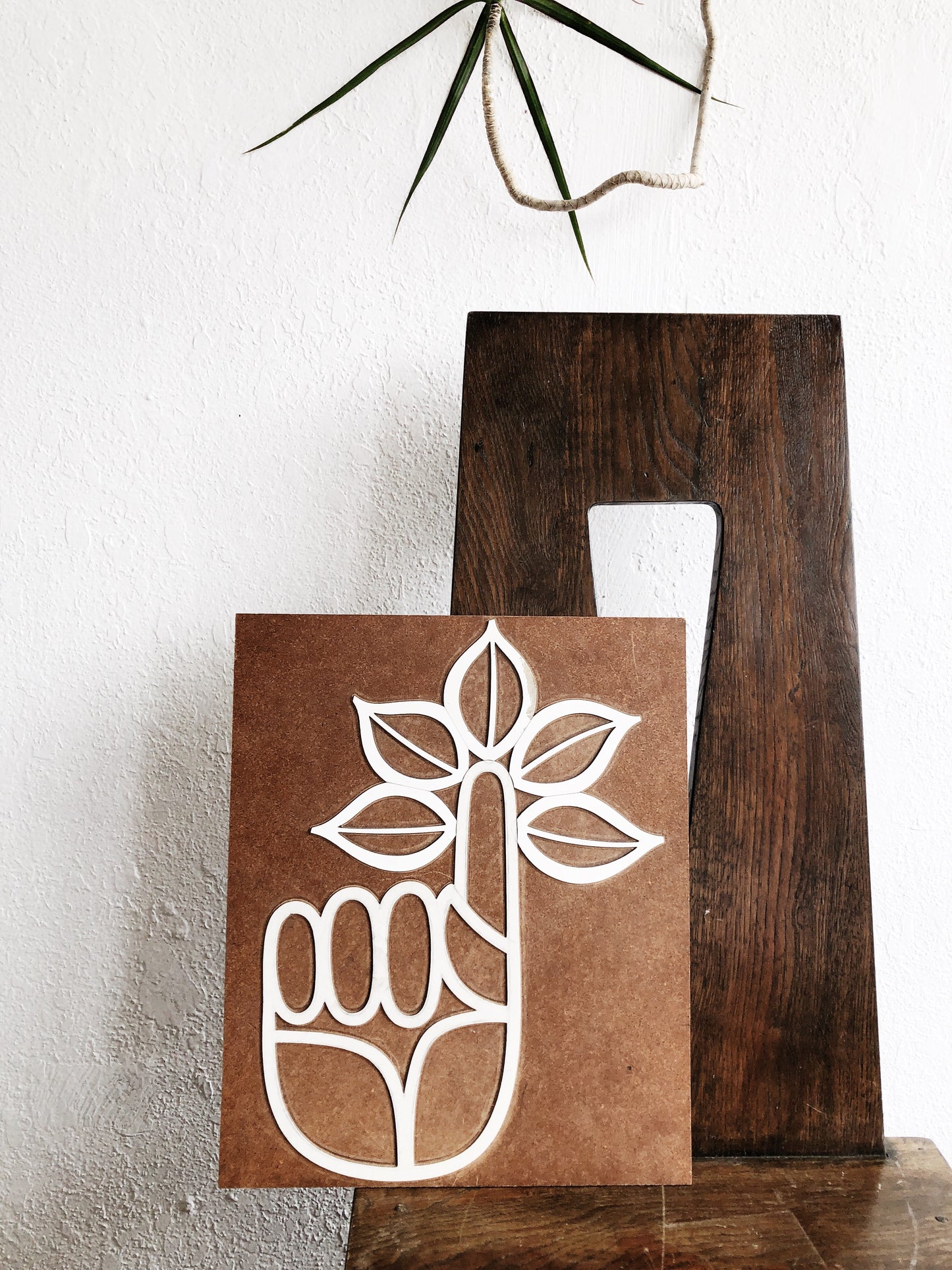 Fiberboard Plant Sign