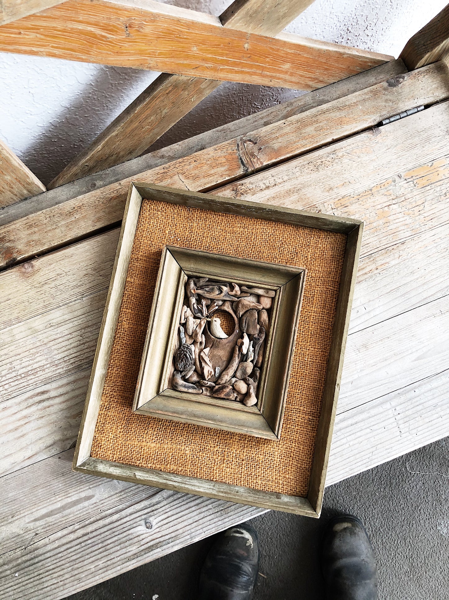 Mid Century Driftwood Art
