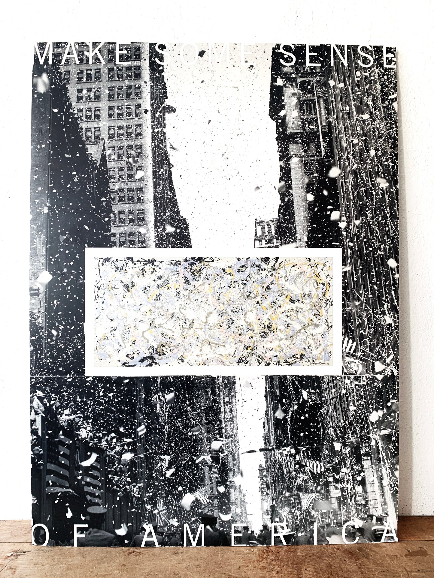 Vintage Mounted Jackson Pollock Poster