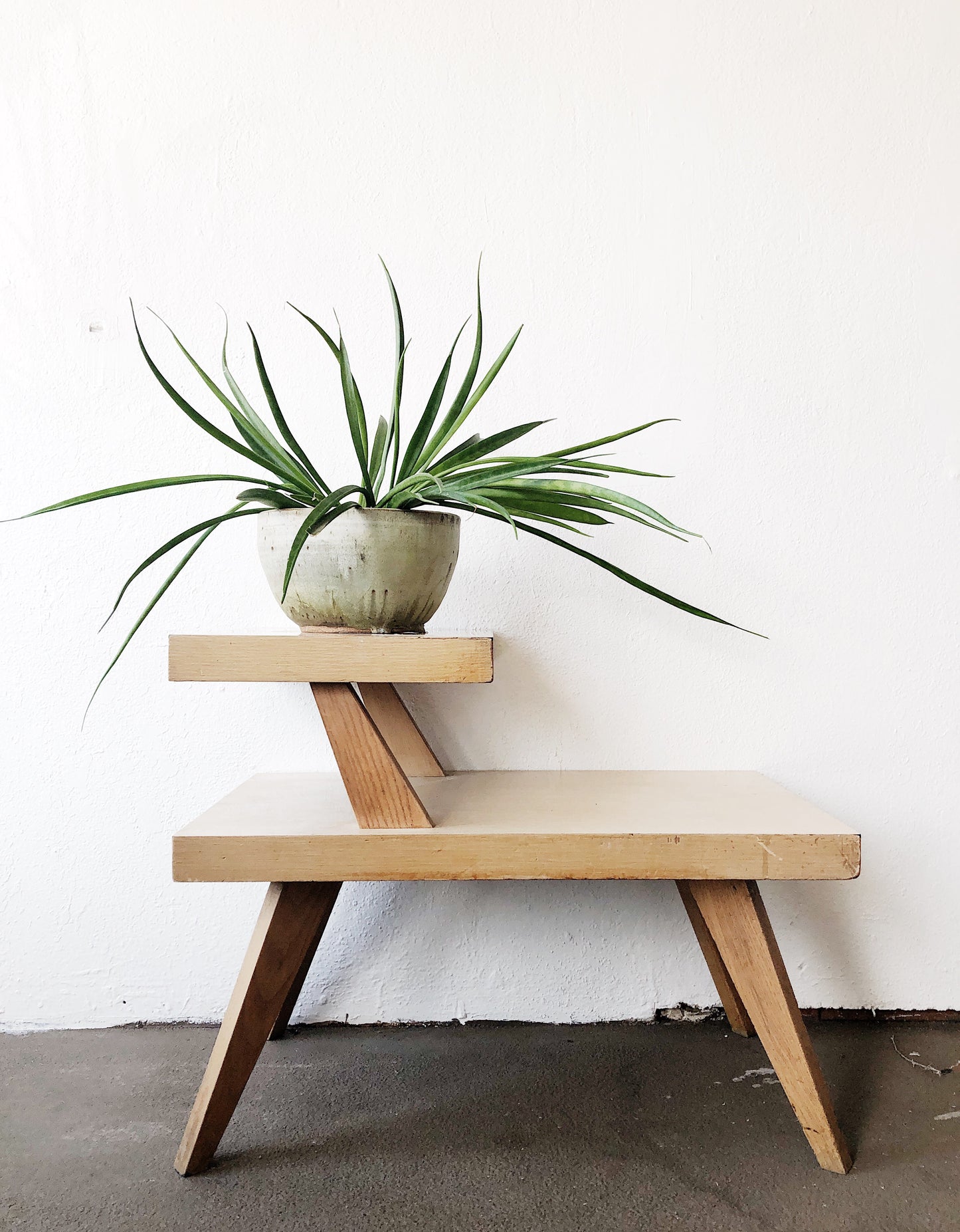 Vintage Two Tier Mid Century Table