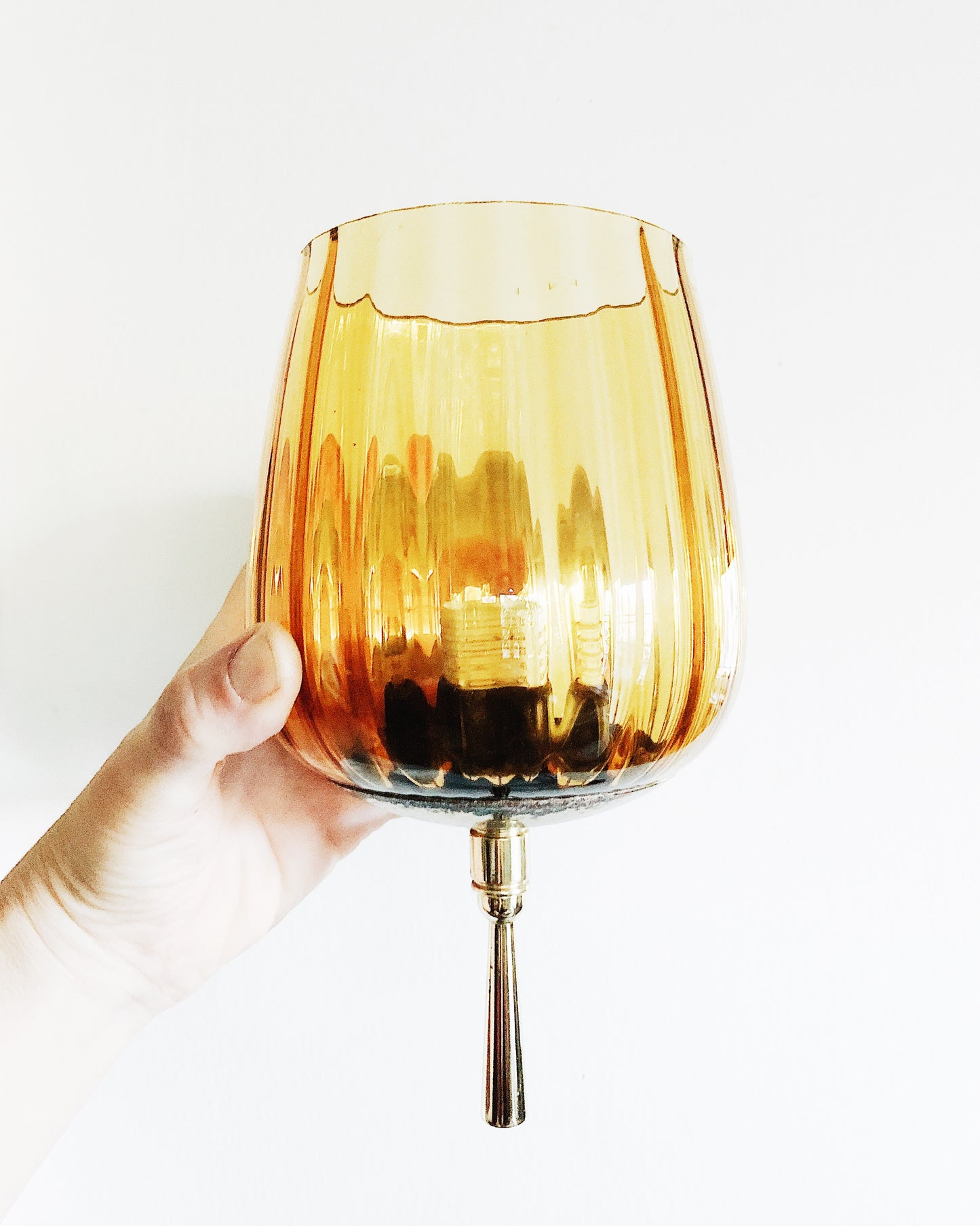 Vintage Amber Light Sconce