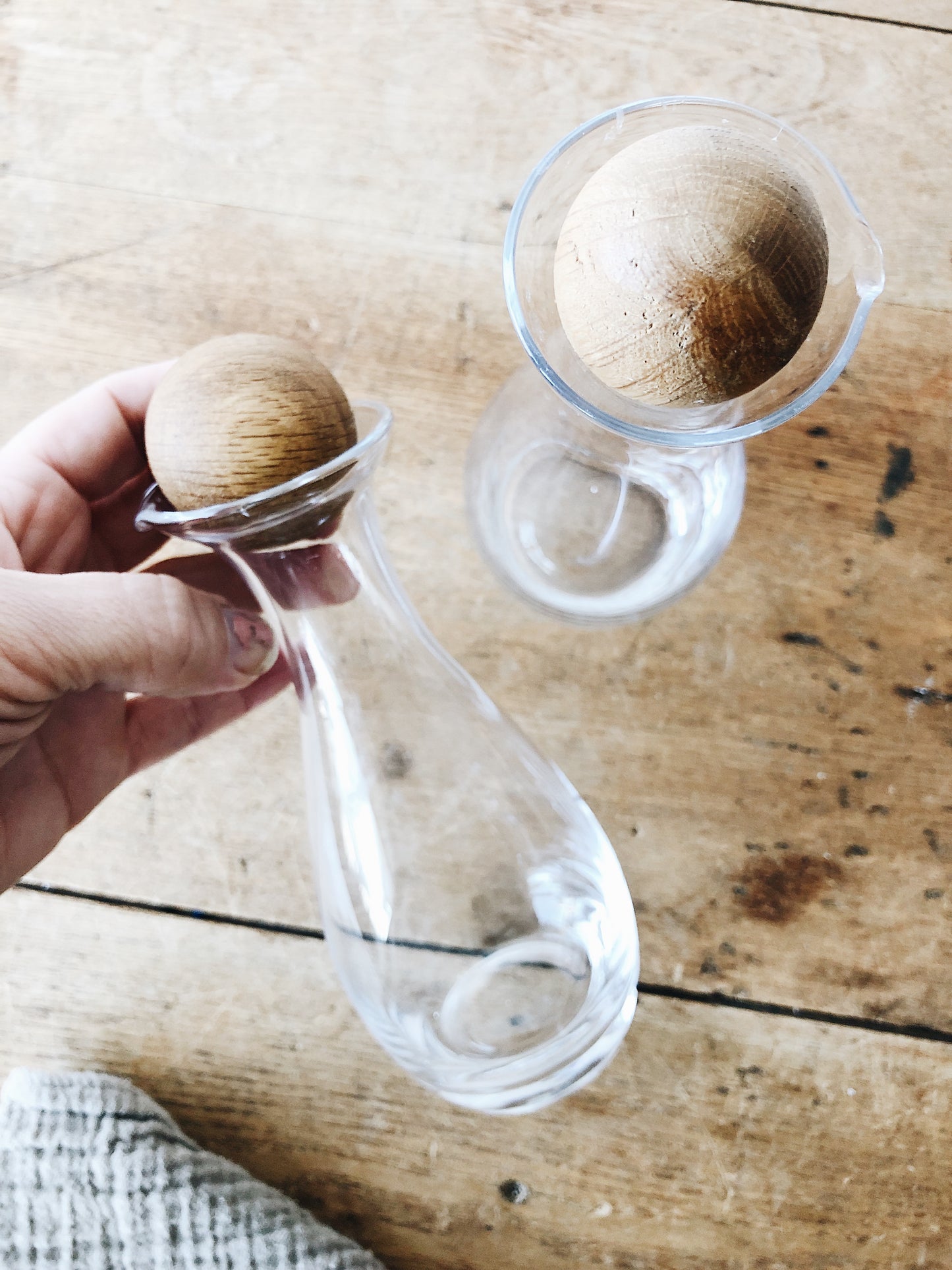 Mid Century Oil and Vinegar Cruets