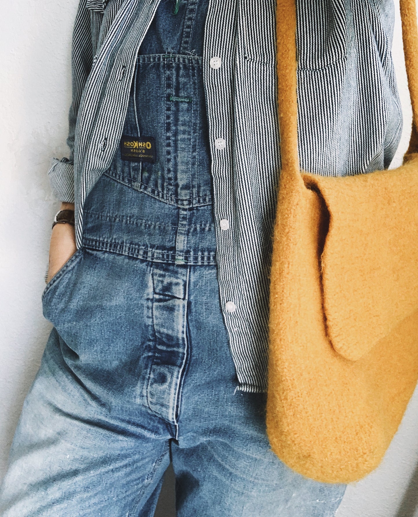 Handknit Wool Felted Bag