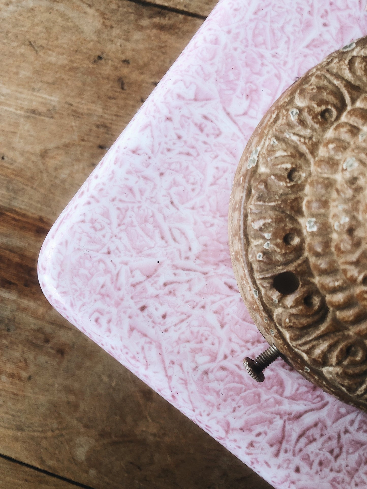 RESERVED GERI Antique Handpainted Ceiling Lamp