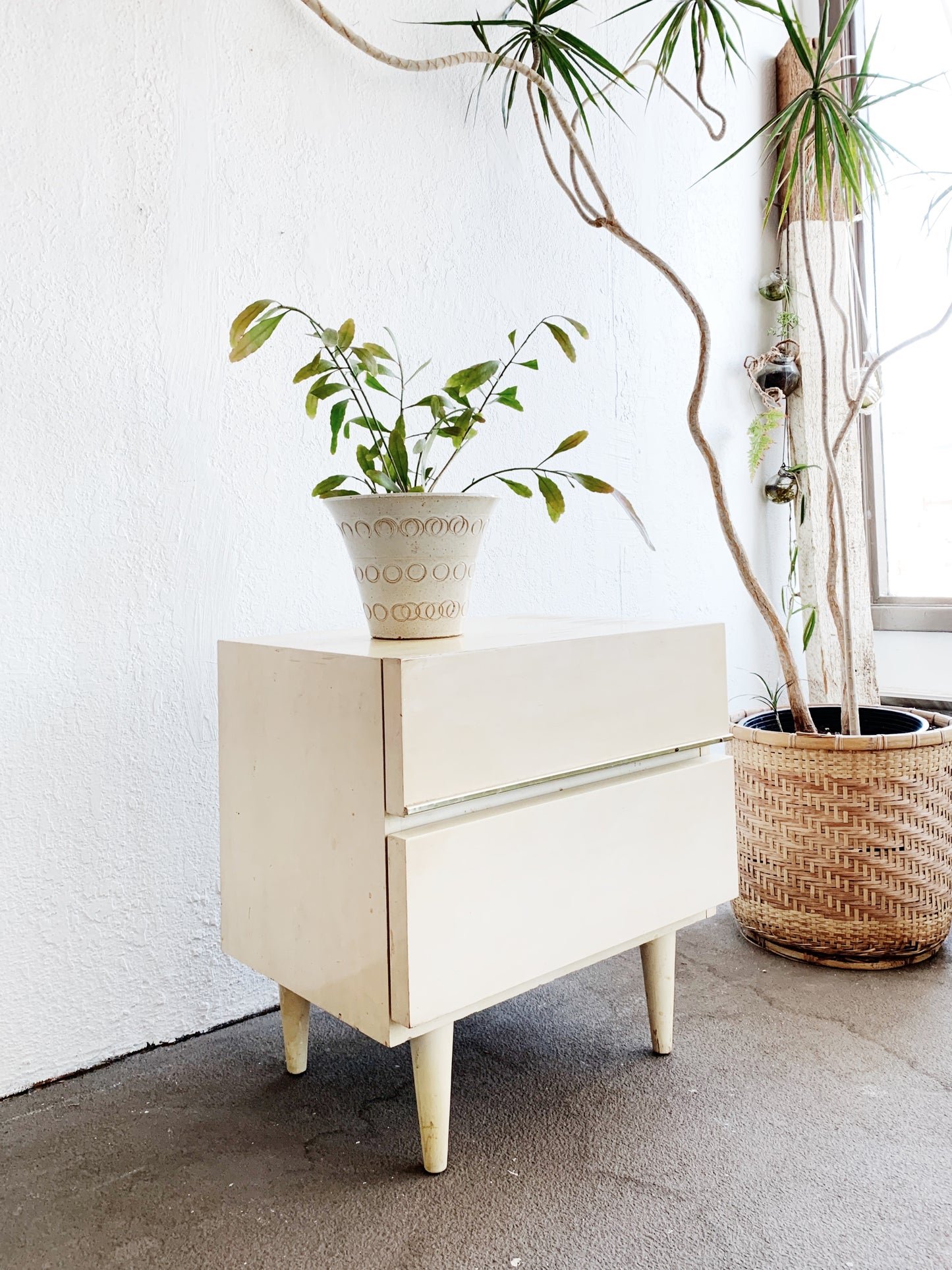 Mid Century Wood Night Stand