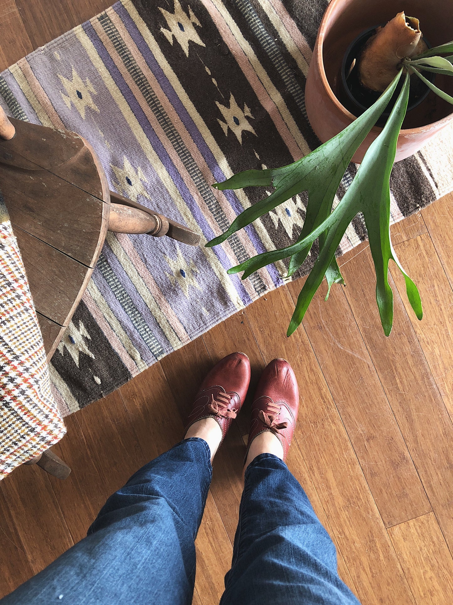 Vintage Leather Clogs