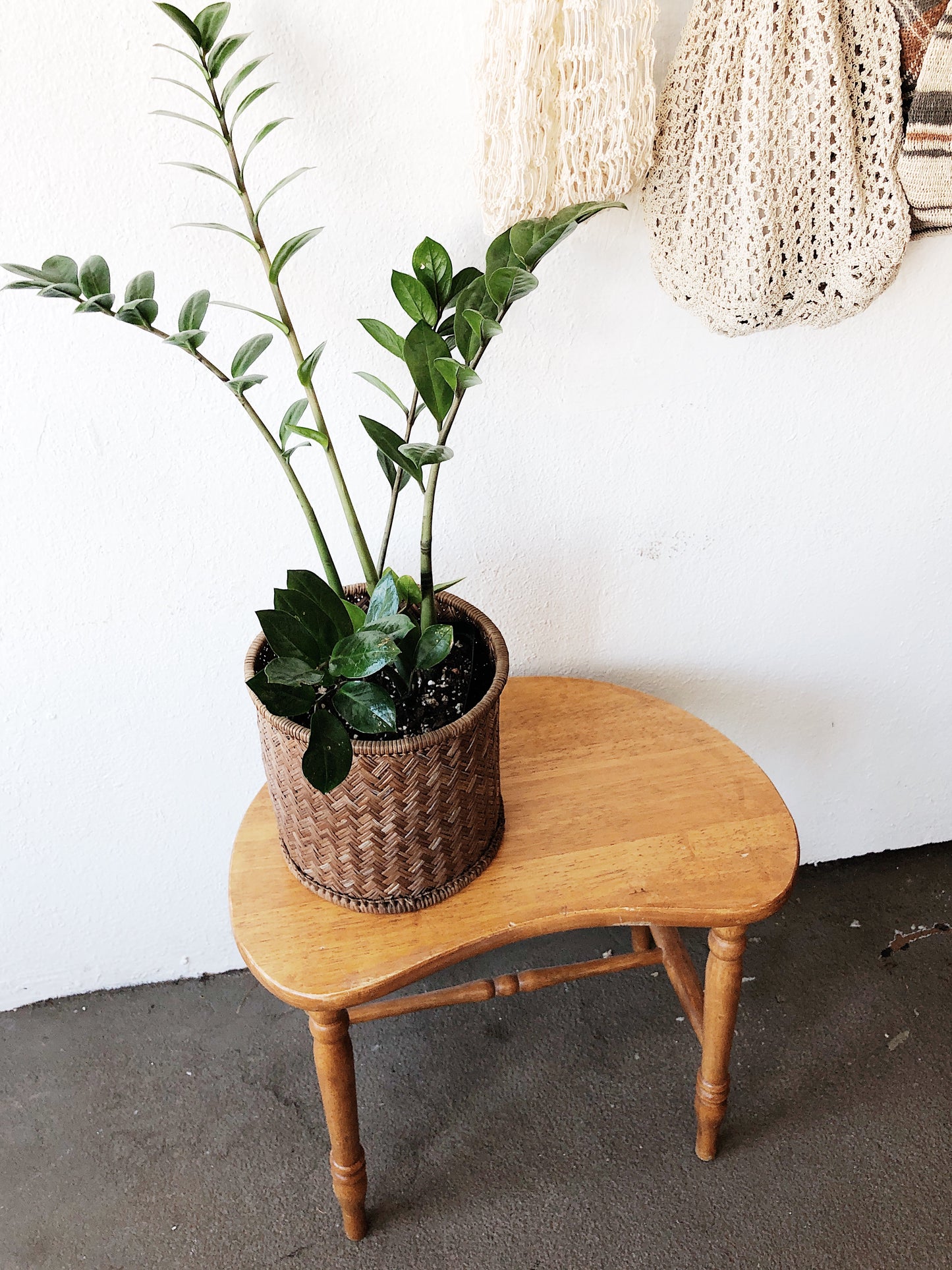 Vintage Kidney Shaped Stool