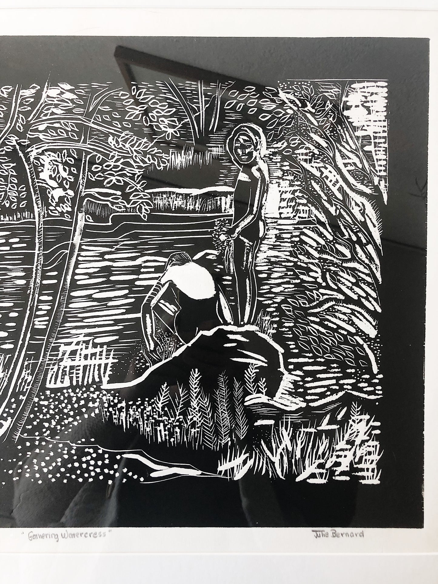 Large Original Woodcut