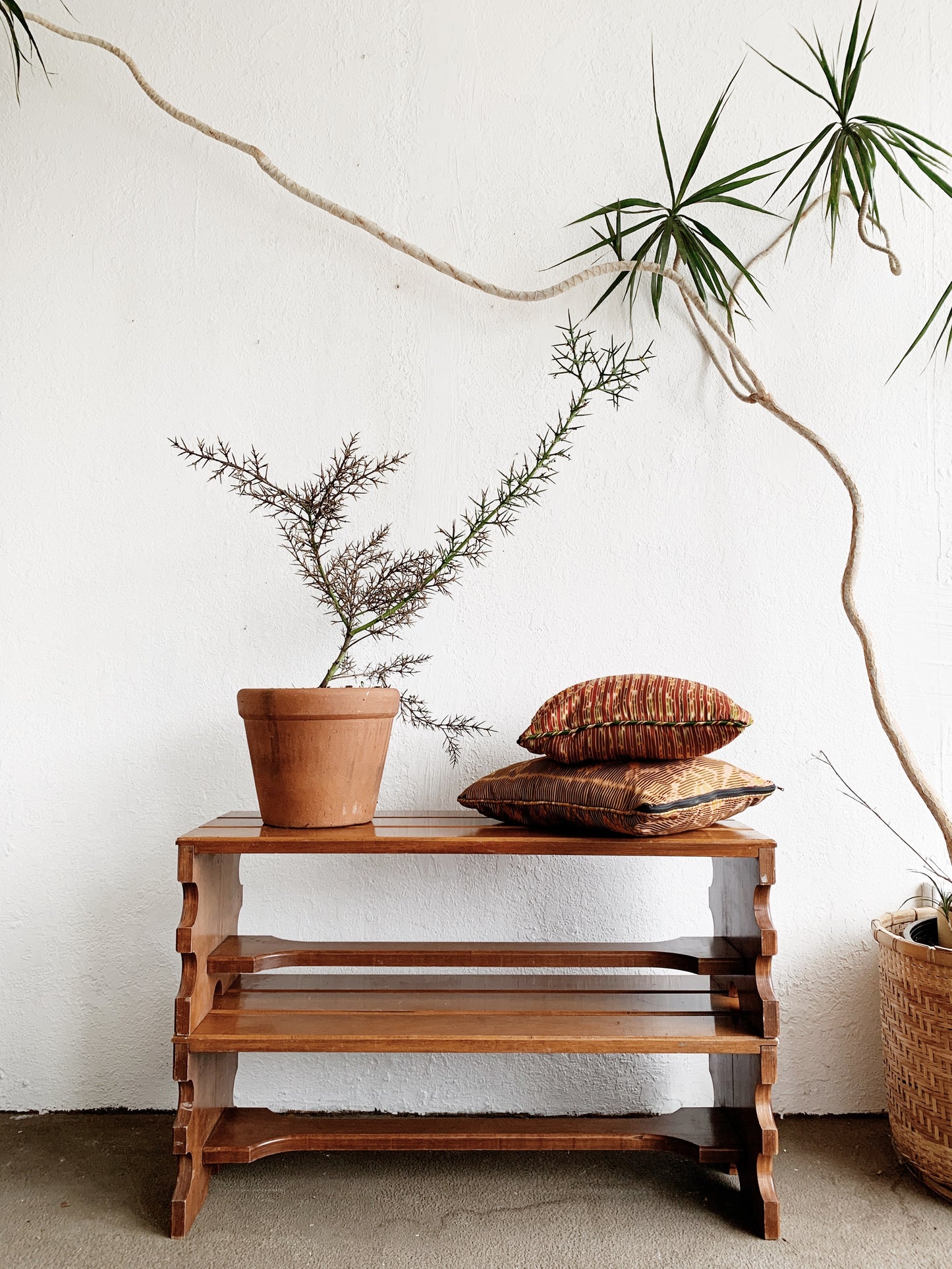 Vintage Solid Wood Bench
