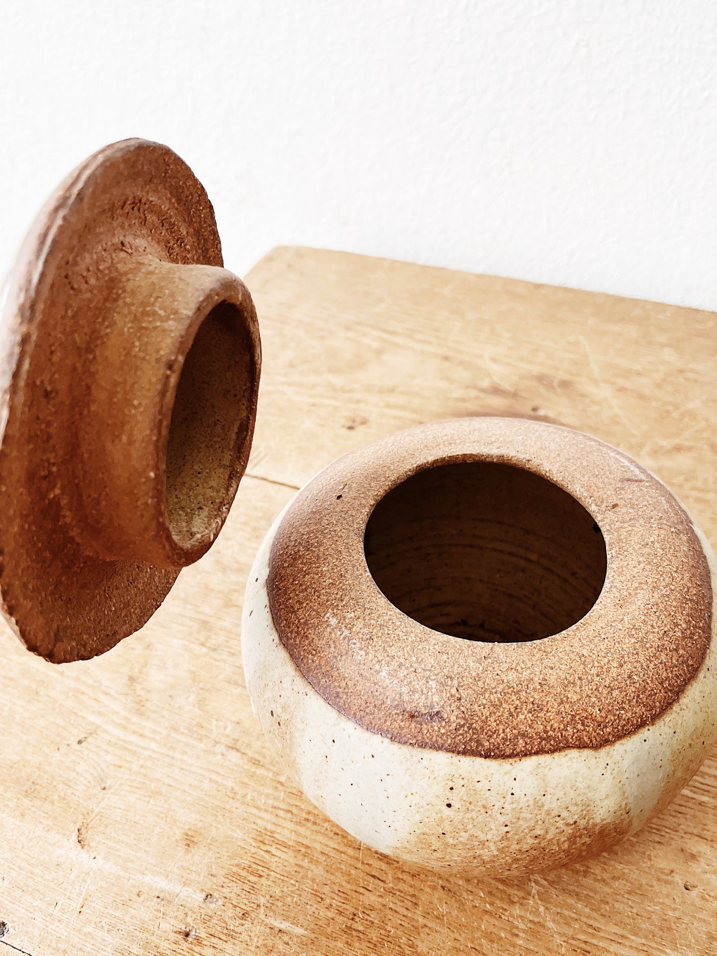 Vintage Lidded Studio Vessel