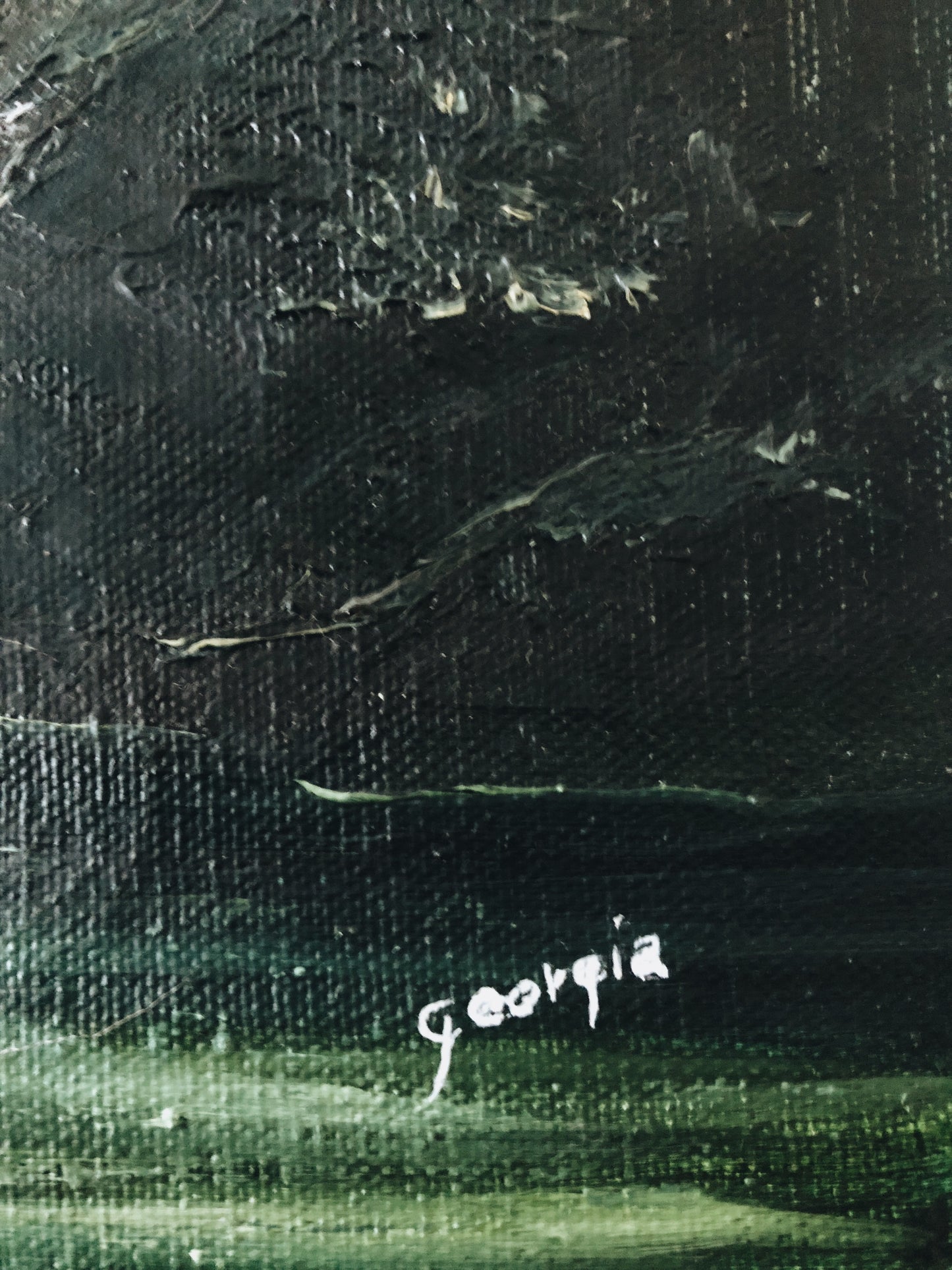 Stunning Waterfall Landscape Painting