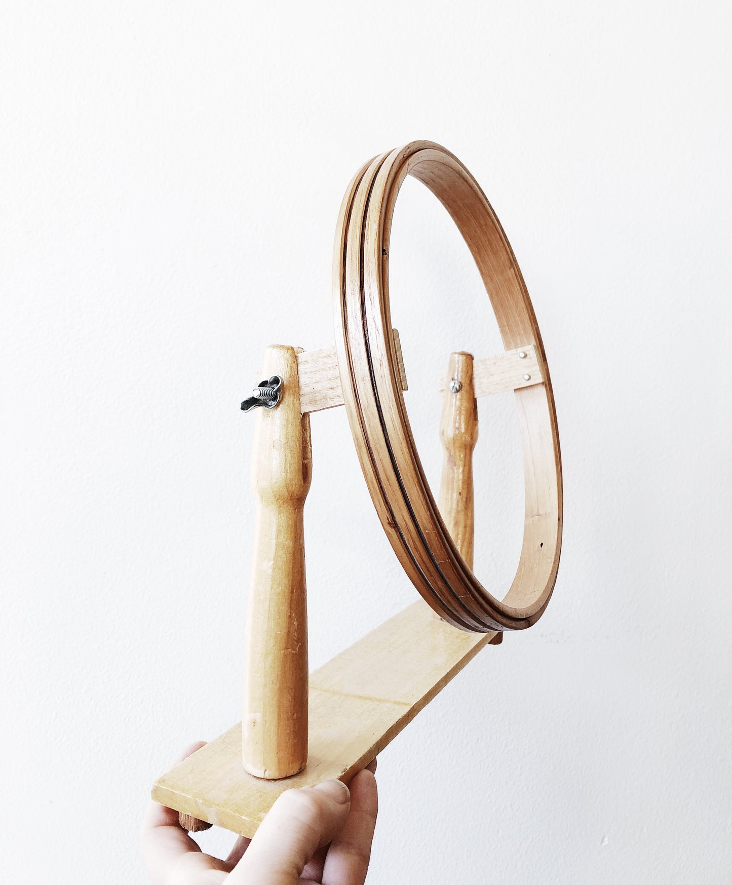 Vintage Embroidery Hoop Display