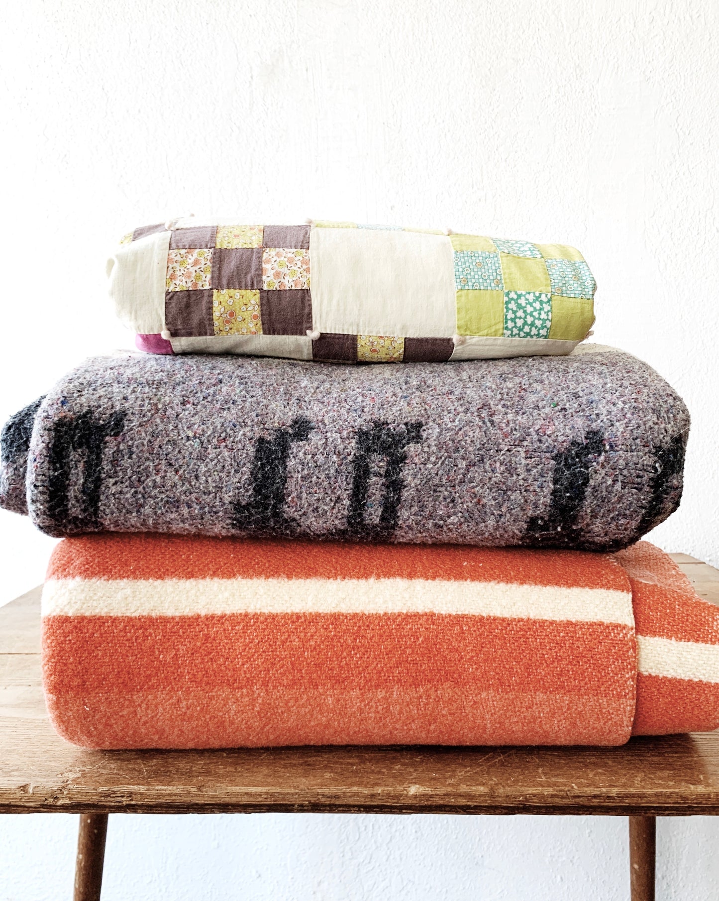 Vintage Handmade Cotton Quilt