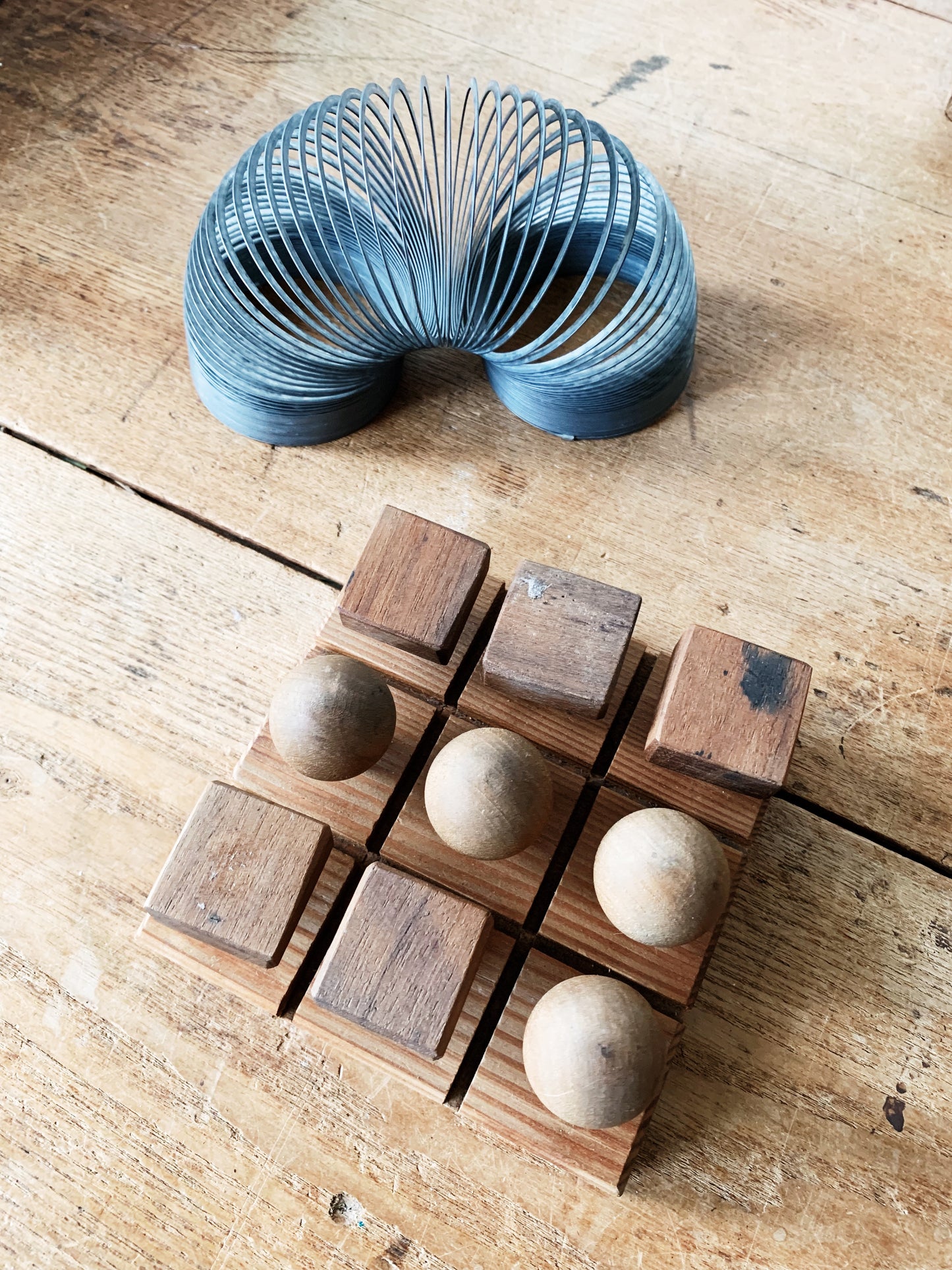 Vintage Handmade Wood Game