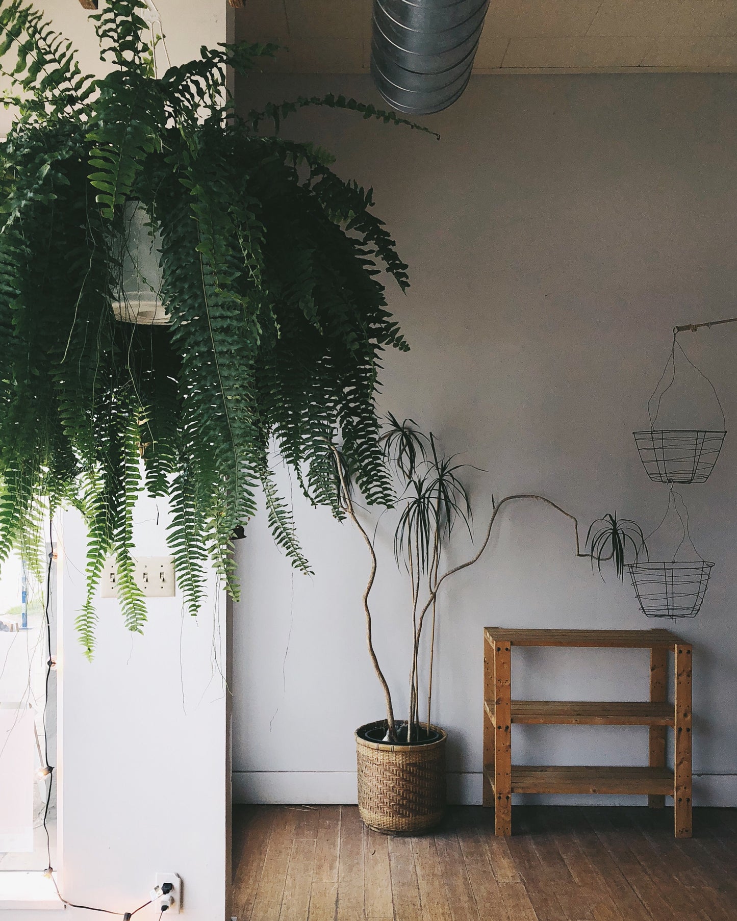 Vintage Wire Planter Basket