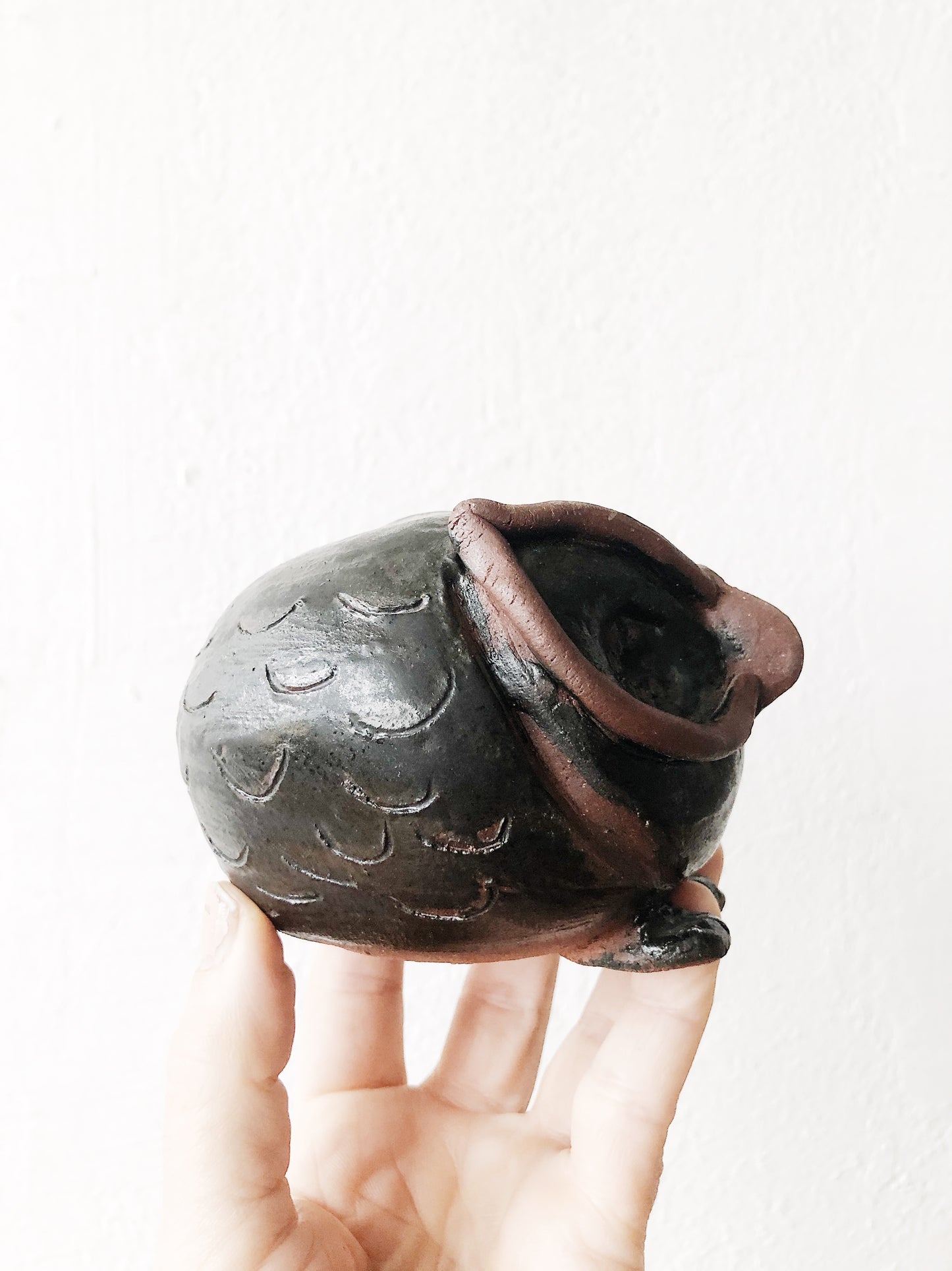 Vintage Handmade Ceramic Owl