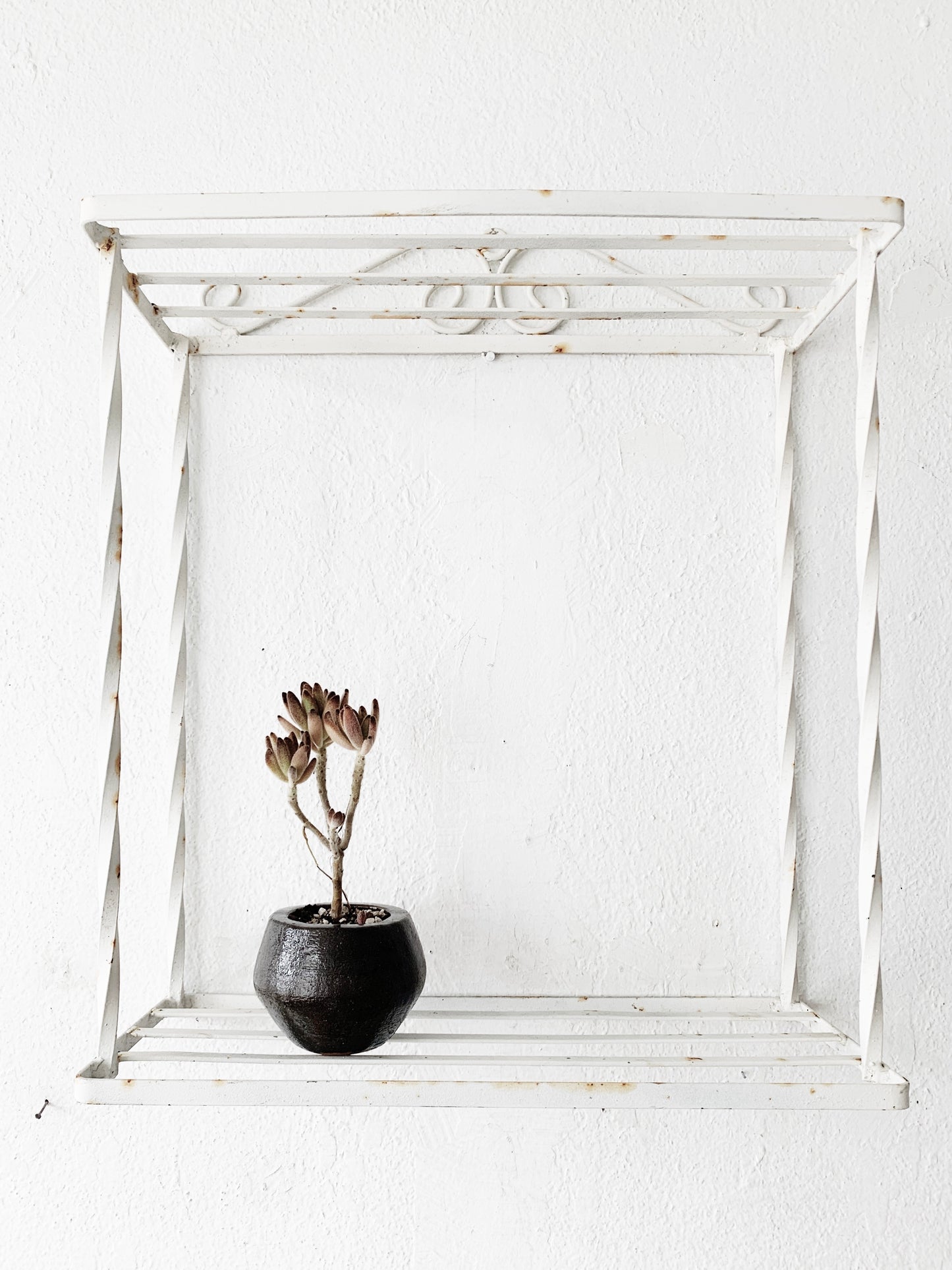 Mid Century Iron Shelf