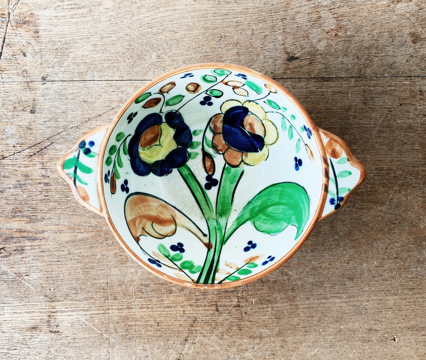 Vintage Hand Painted Ceramic Dish made in Japan