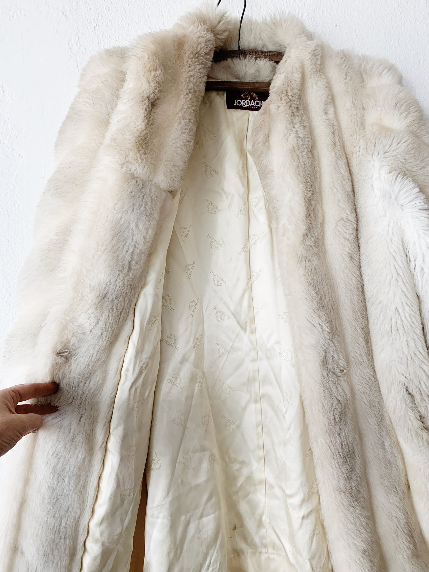 Vintage Jordache Faux Fur Coat