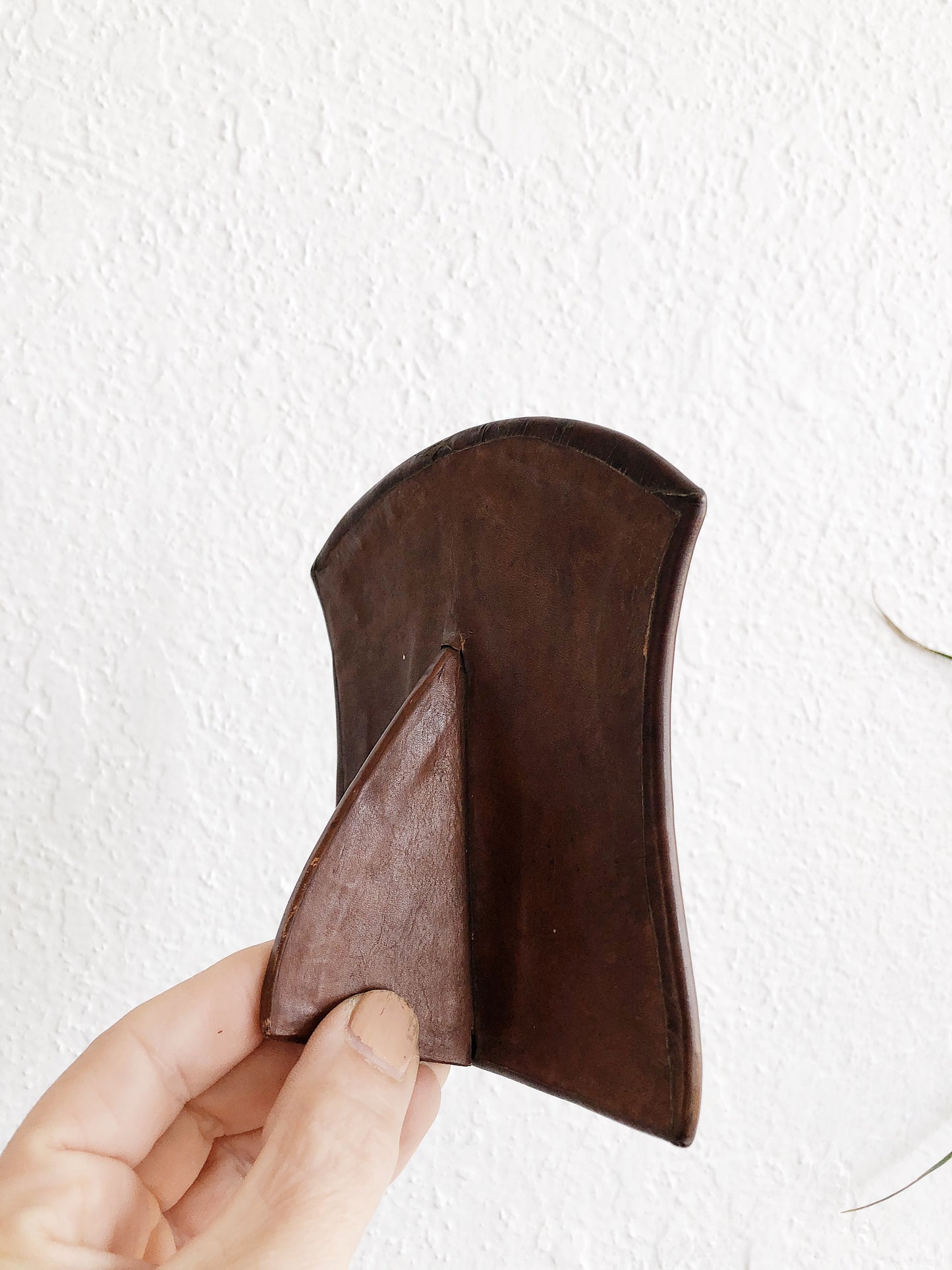 Antique All Seeing Eye Leather Art