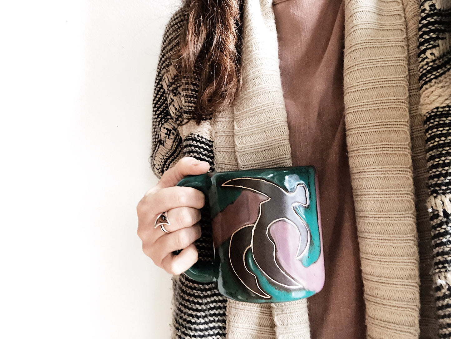 Vintage Mara Dancing Woman Mug