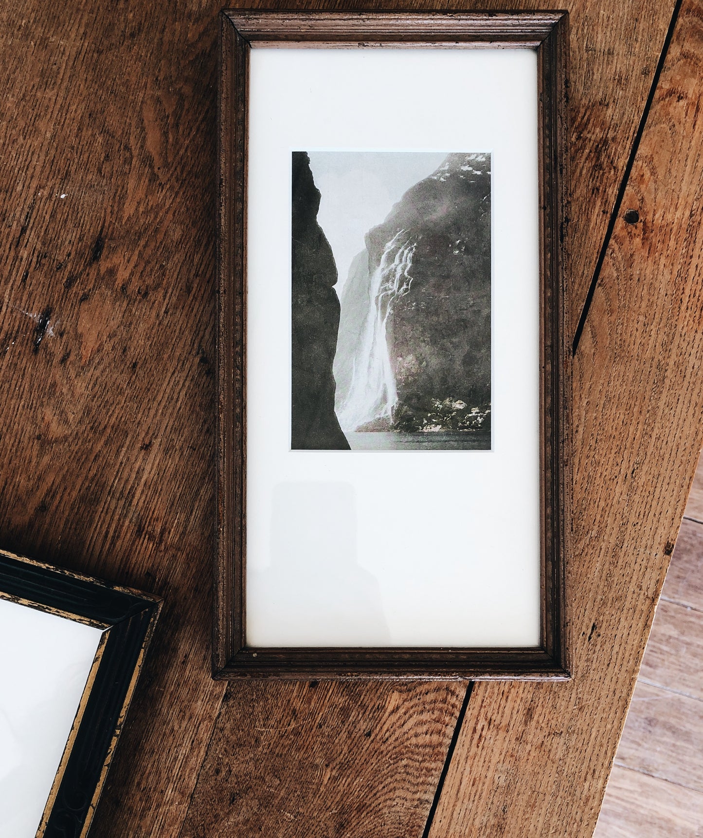 Antique Hand Tinted Waterfall Print