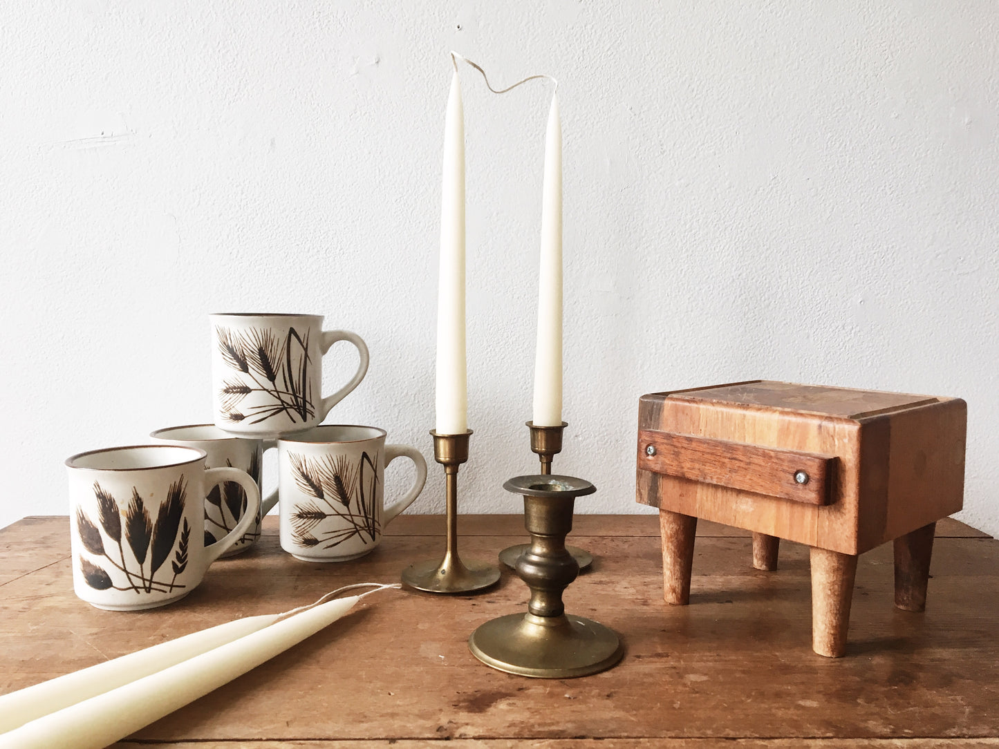 Vintage Mini Wood Block