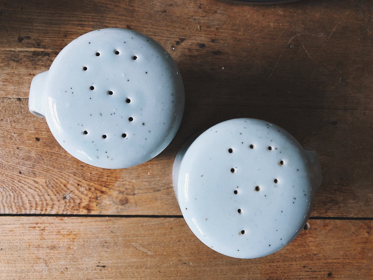 Vintage Ceramic Salt and Pepper Shaker Set