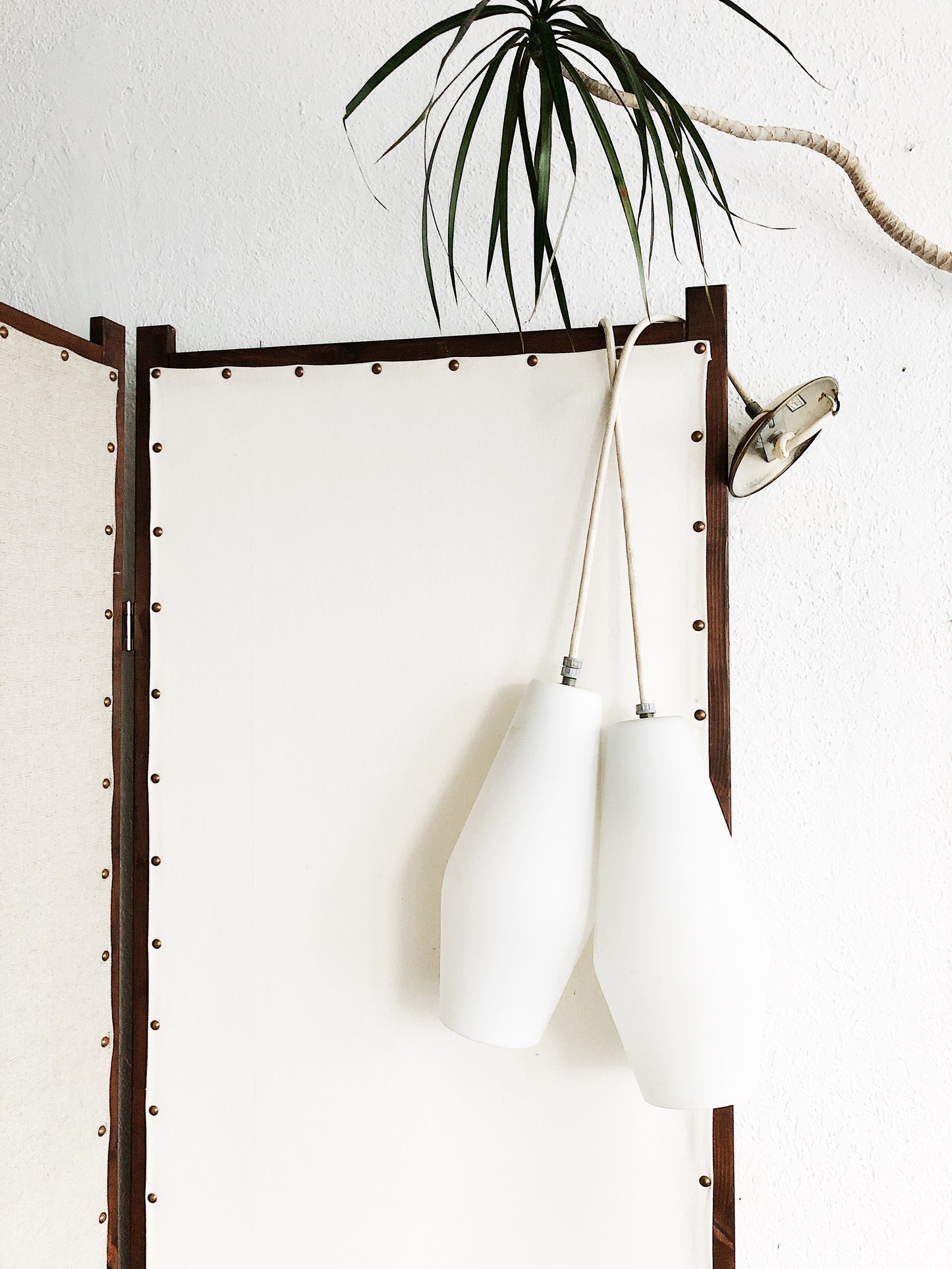 MCM Cased Glass Pendant Lamp