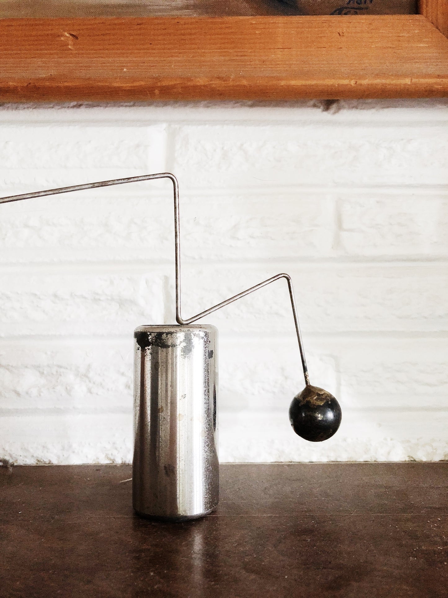 Vintage Hand forged Cantilevered Sculpture