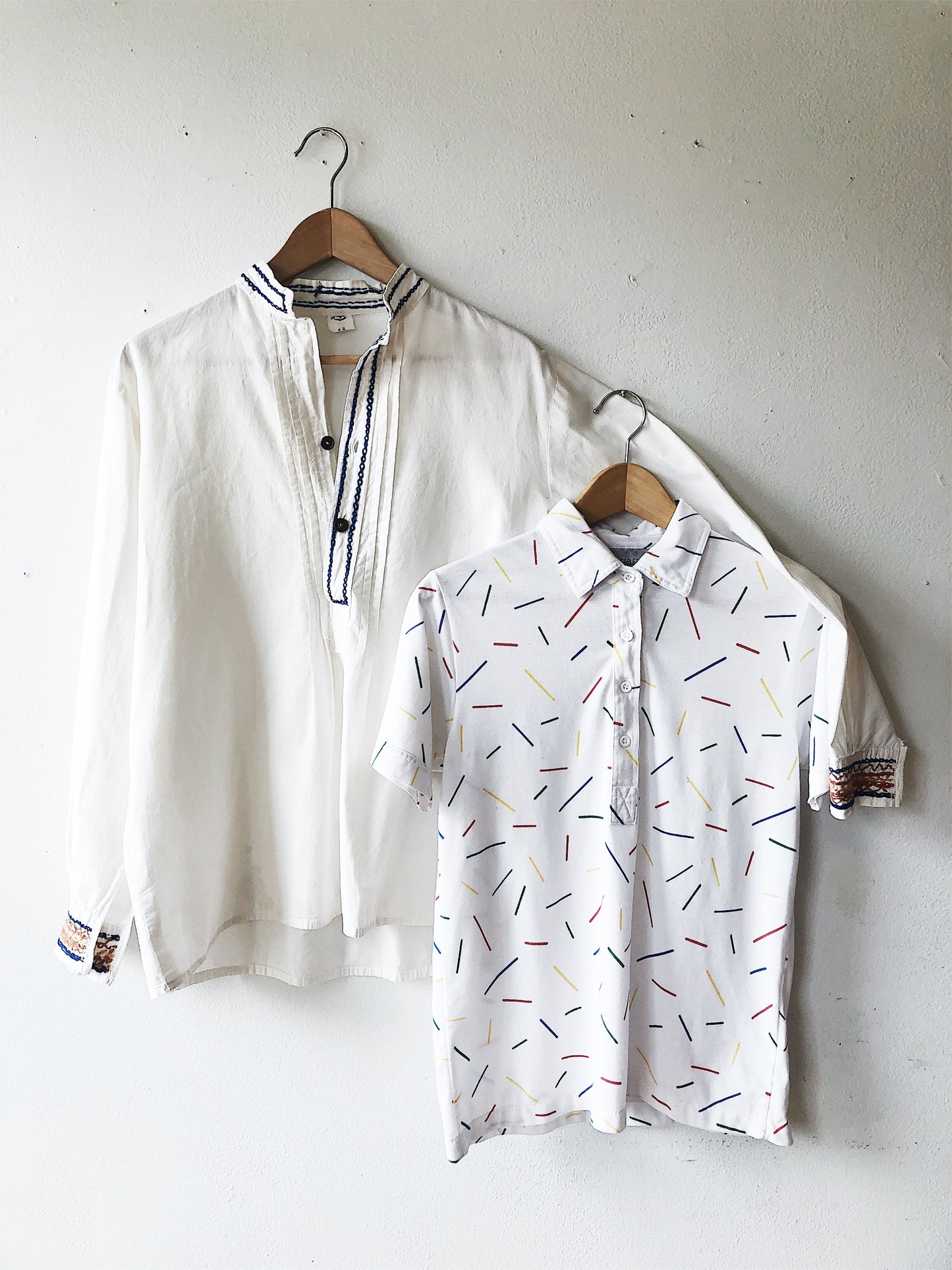 Vintage Cotton Embroidered Blouse