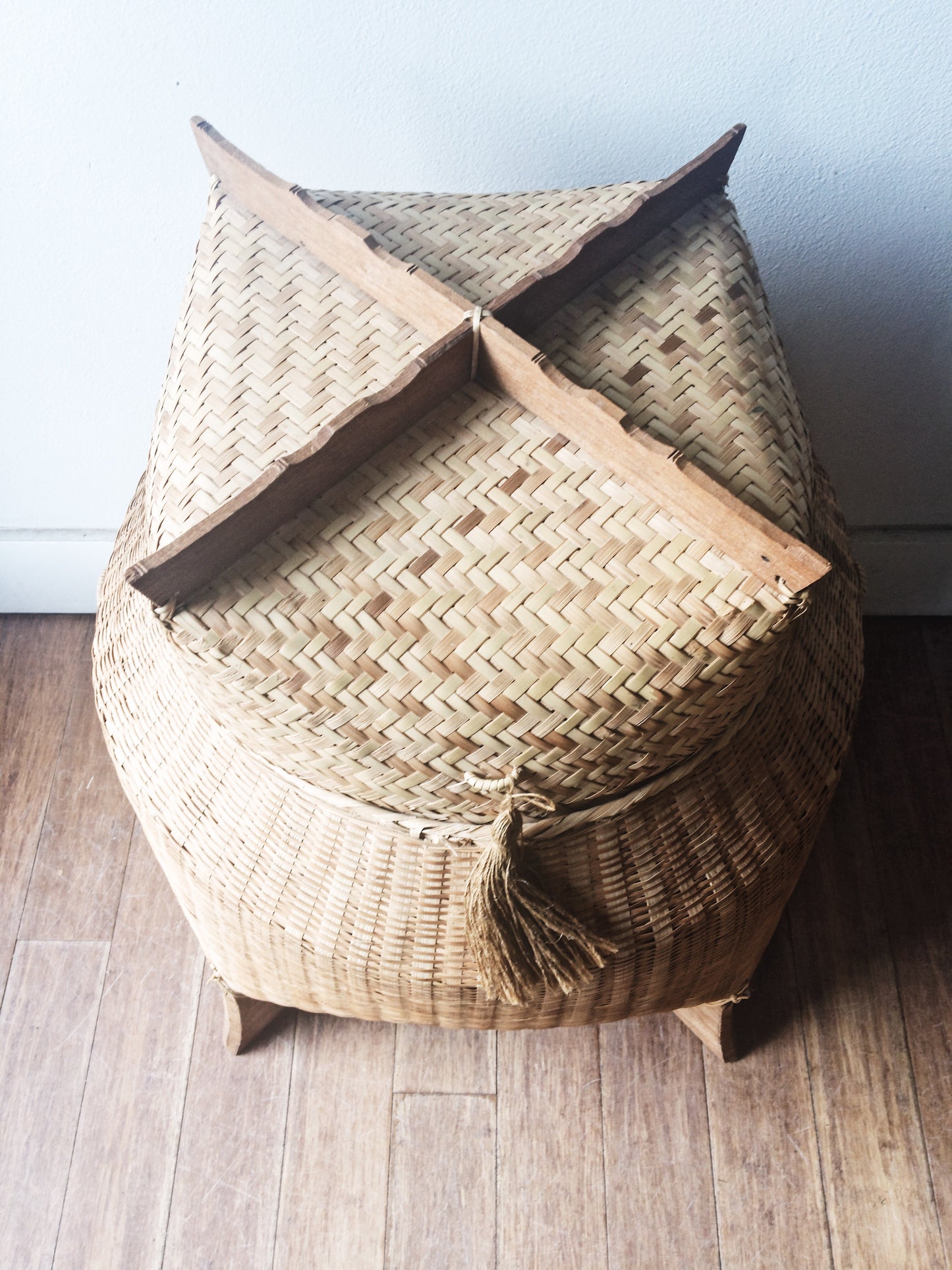 Extra Large Lidded Badket