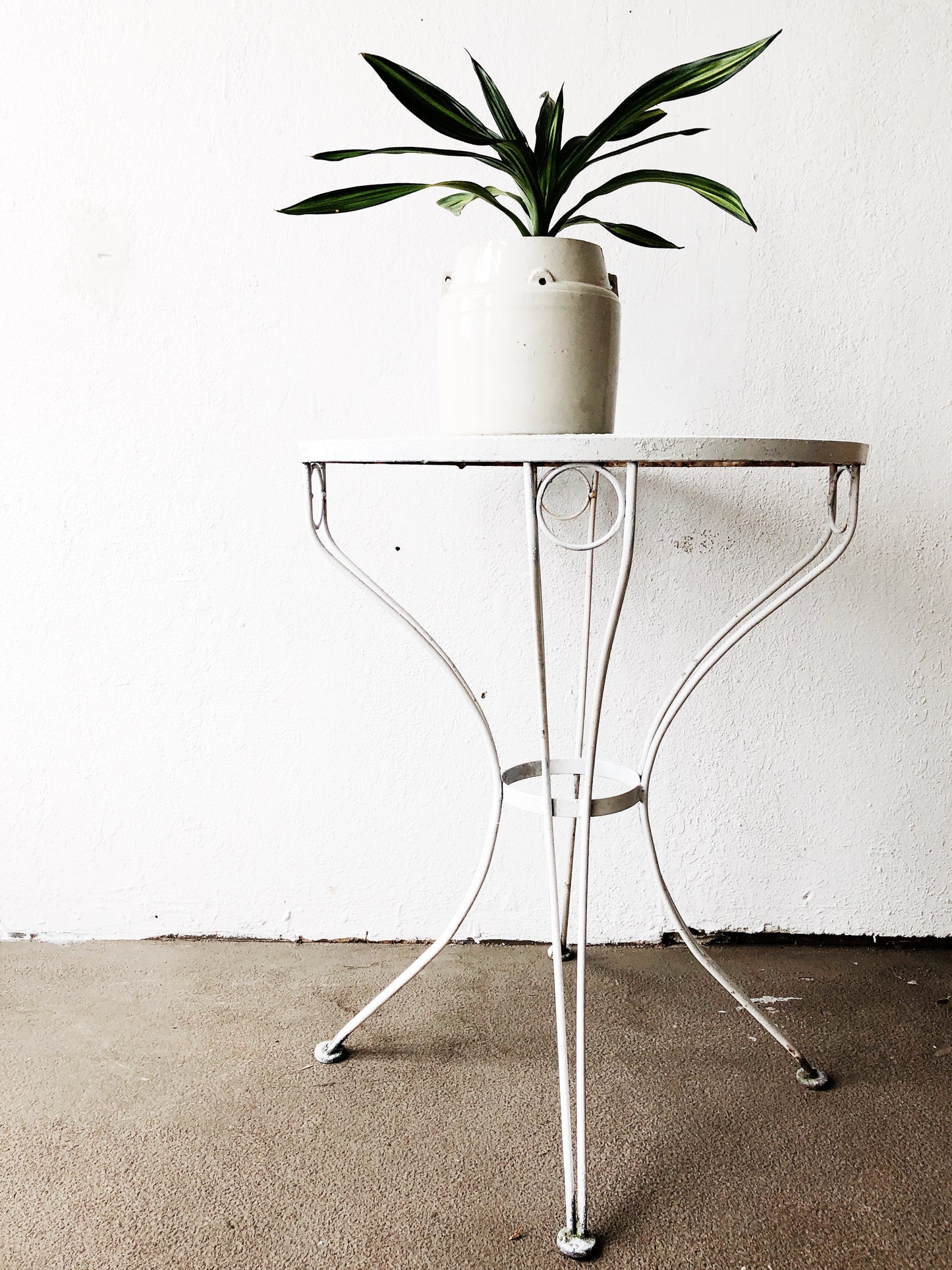 Vintage Iron Cafe Table