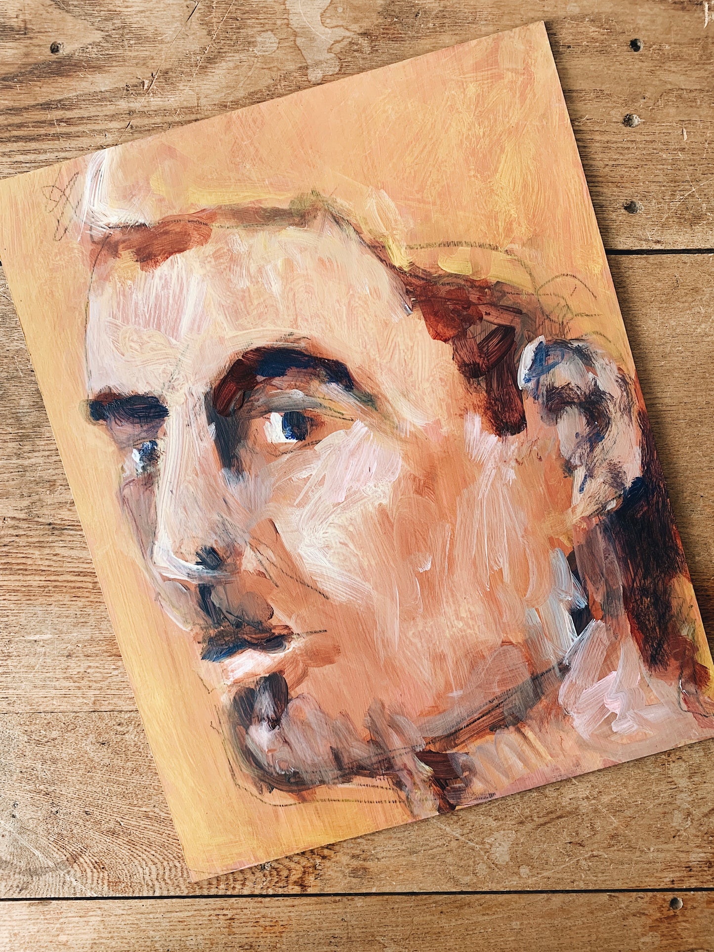 Vintage Portrait Painting