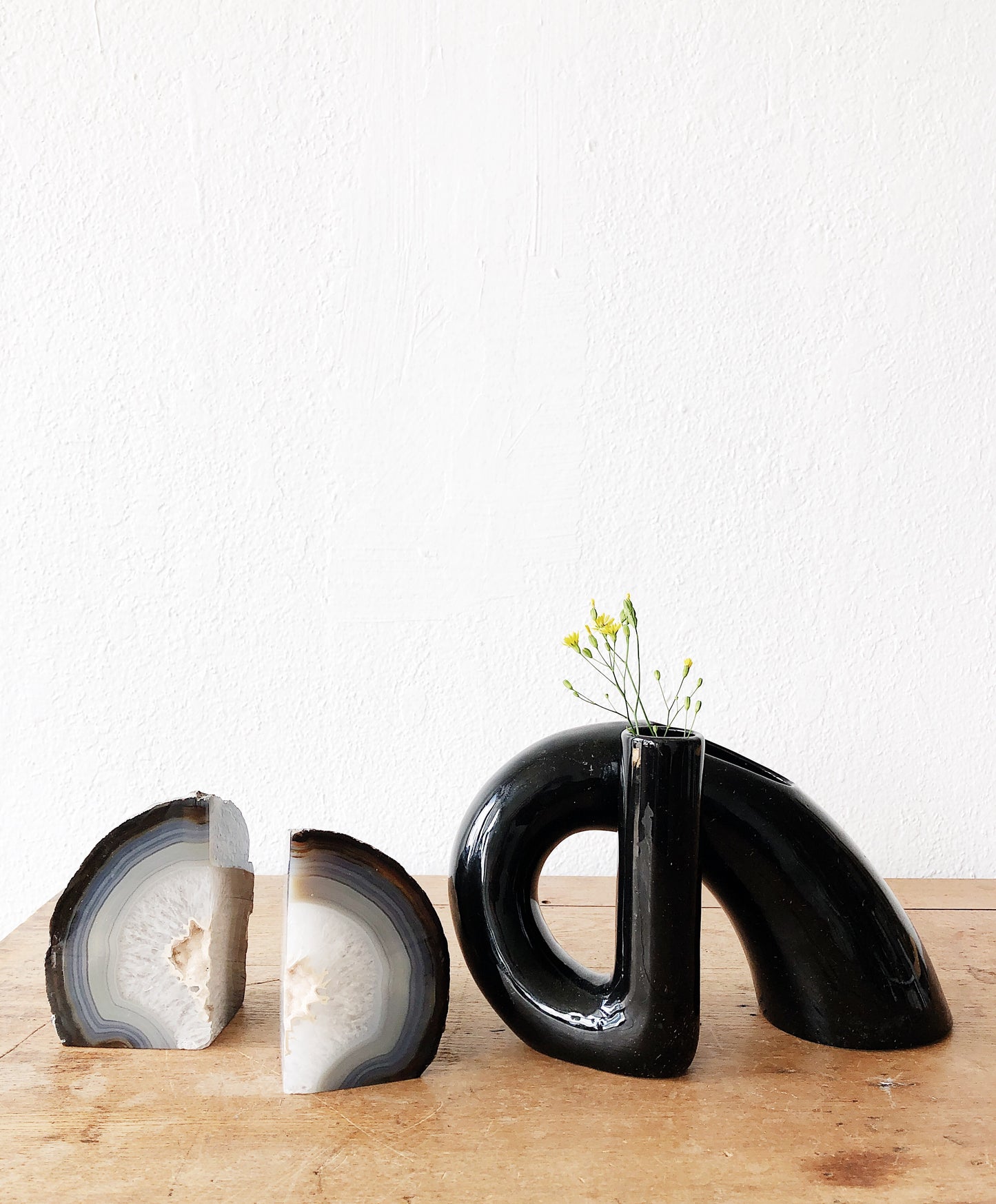 Vintage Geode Bookends