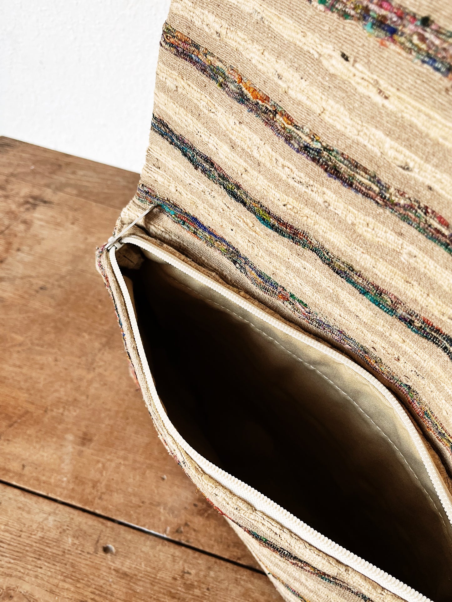 Vintage Woven Envelope Clutch