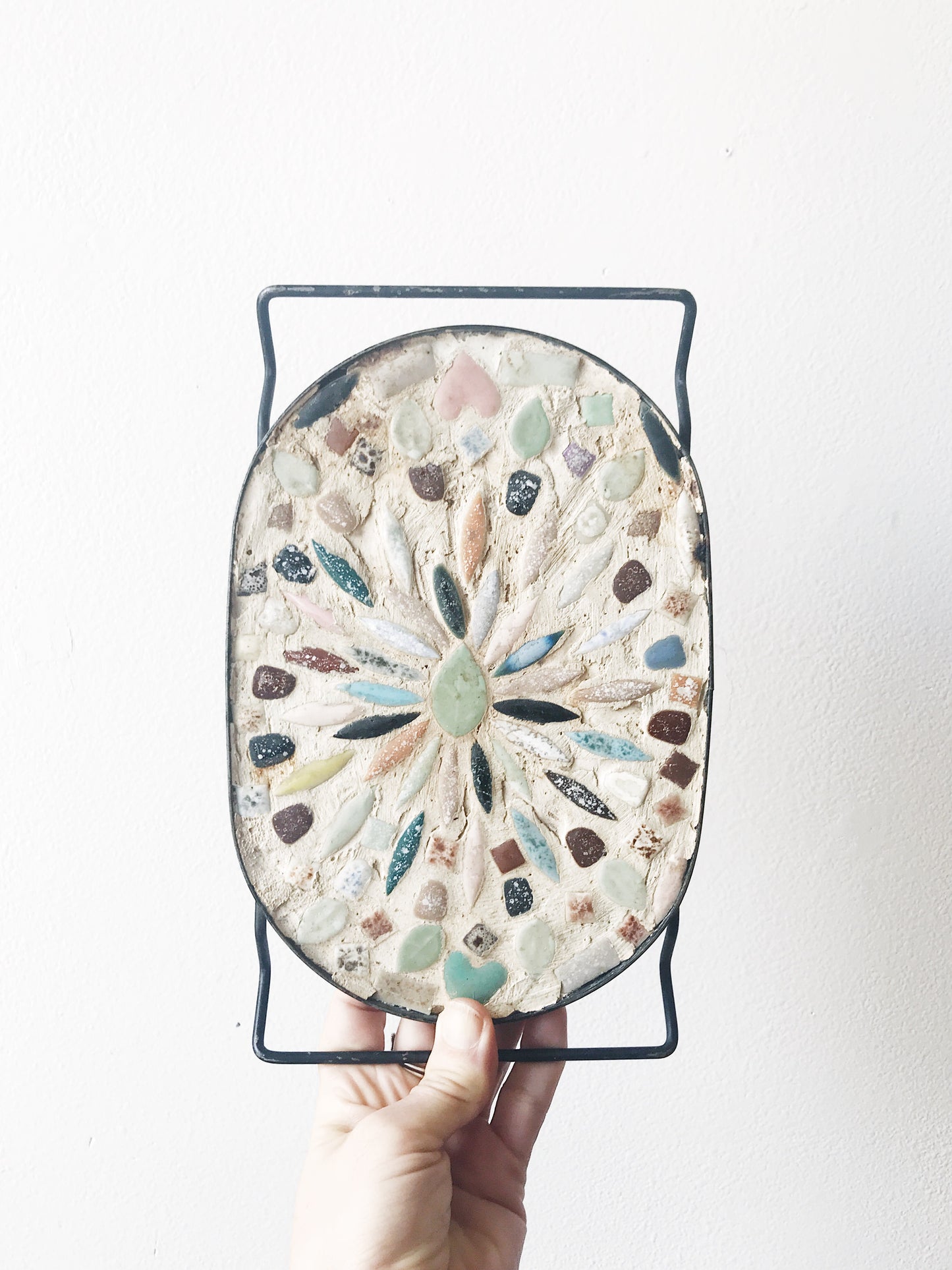 Vintage Mexican Mosaic Tile Trivet