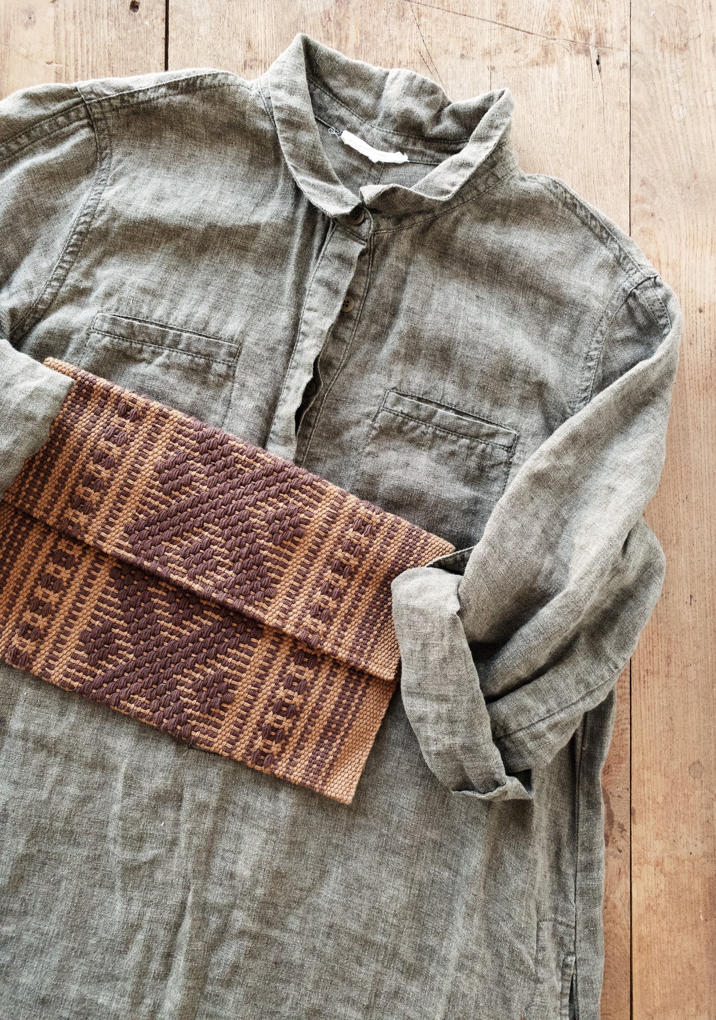 Eileen Fisher Long Linen Tunic