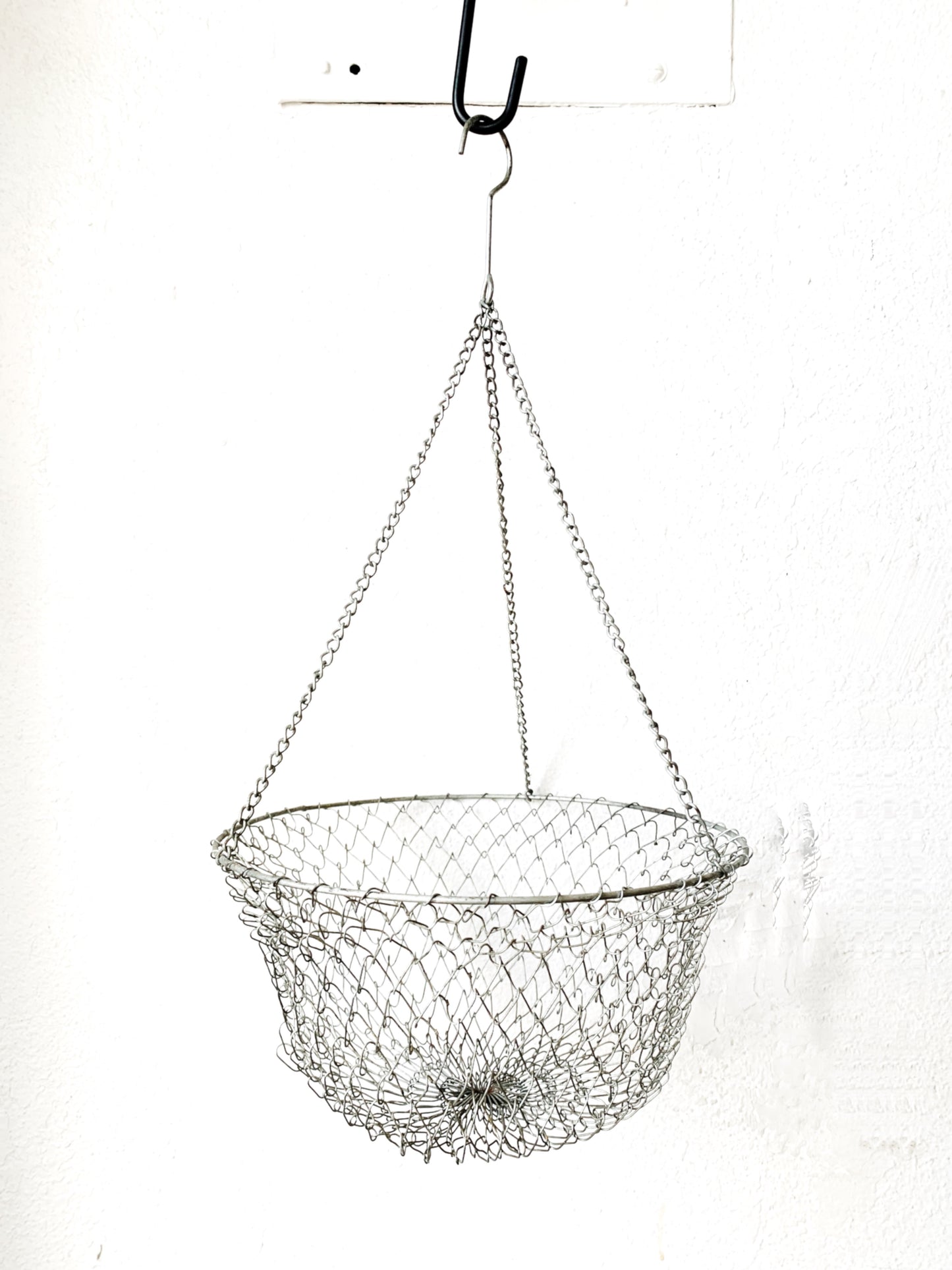 Vintage Hanging Wire Basket