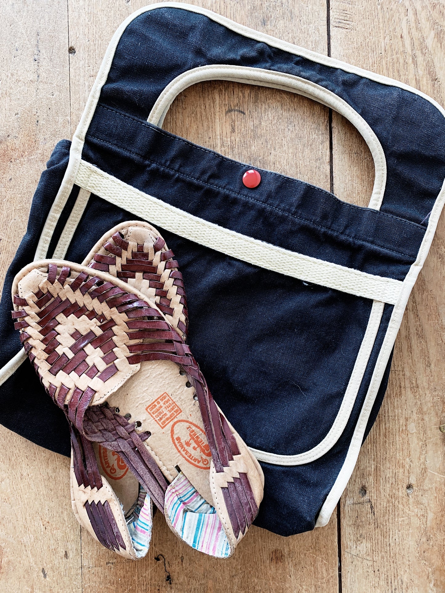 Vintage Cotton Canvas Tote